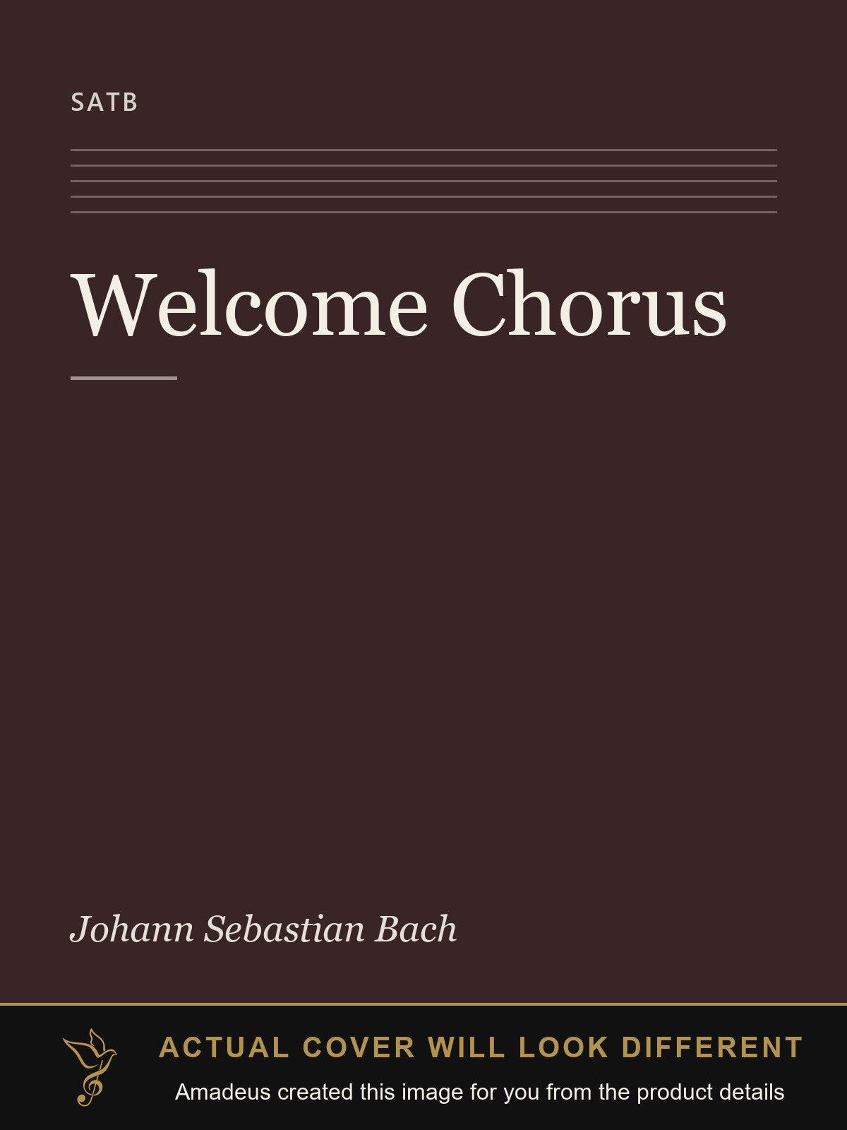Welcome Chorus - Amadeus created this image from the product details; the actual cover will look different
