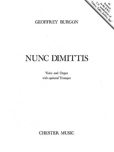 Product Cover for Geoffrey Burgon: Nunc Dimittis