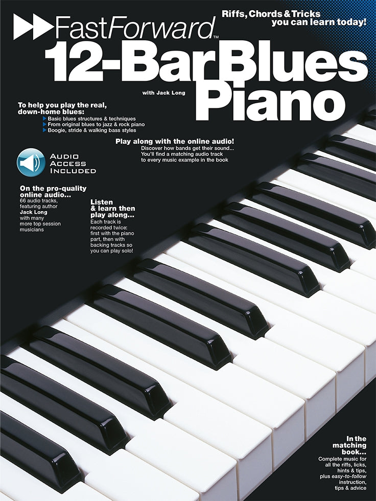 Product Cover for 12-Bar Blues Piano – Fast Forward Series
