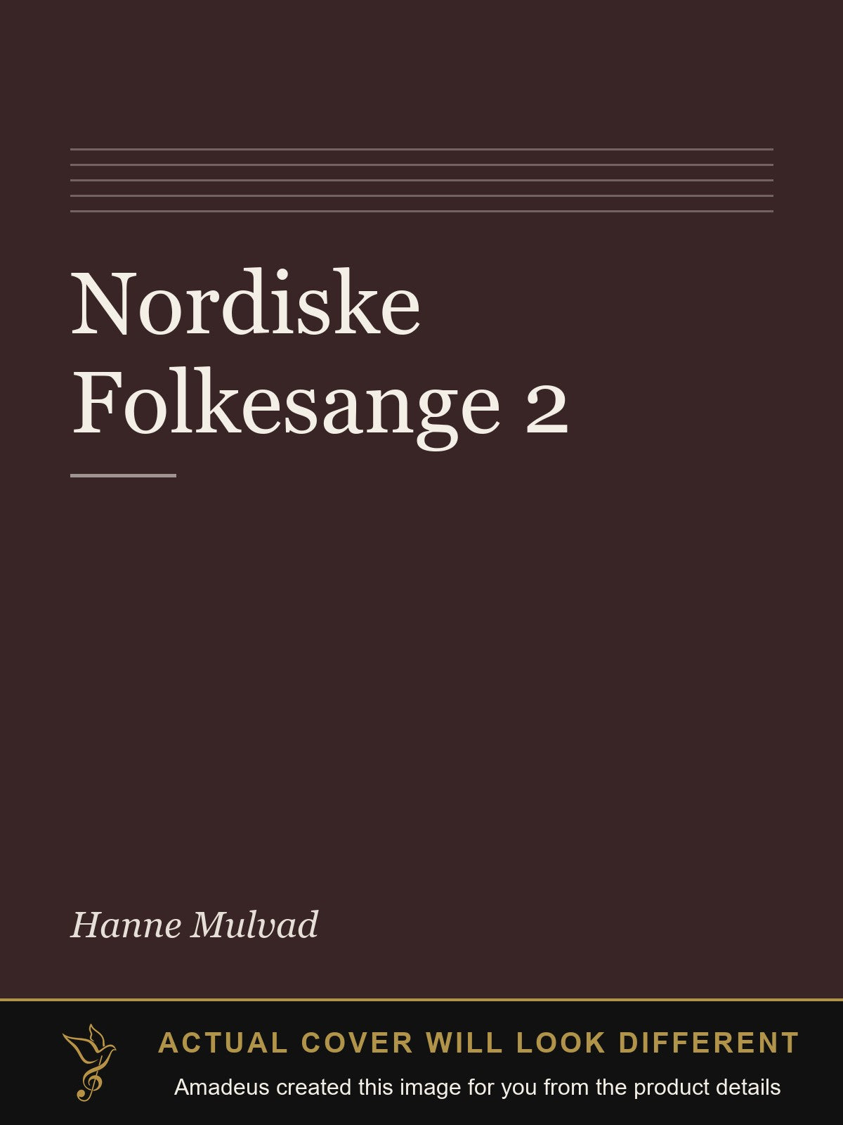 Nordiske Folkesange 2 - Amadeus created this image from the product details; the actual cover will look different