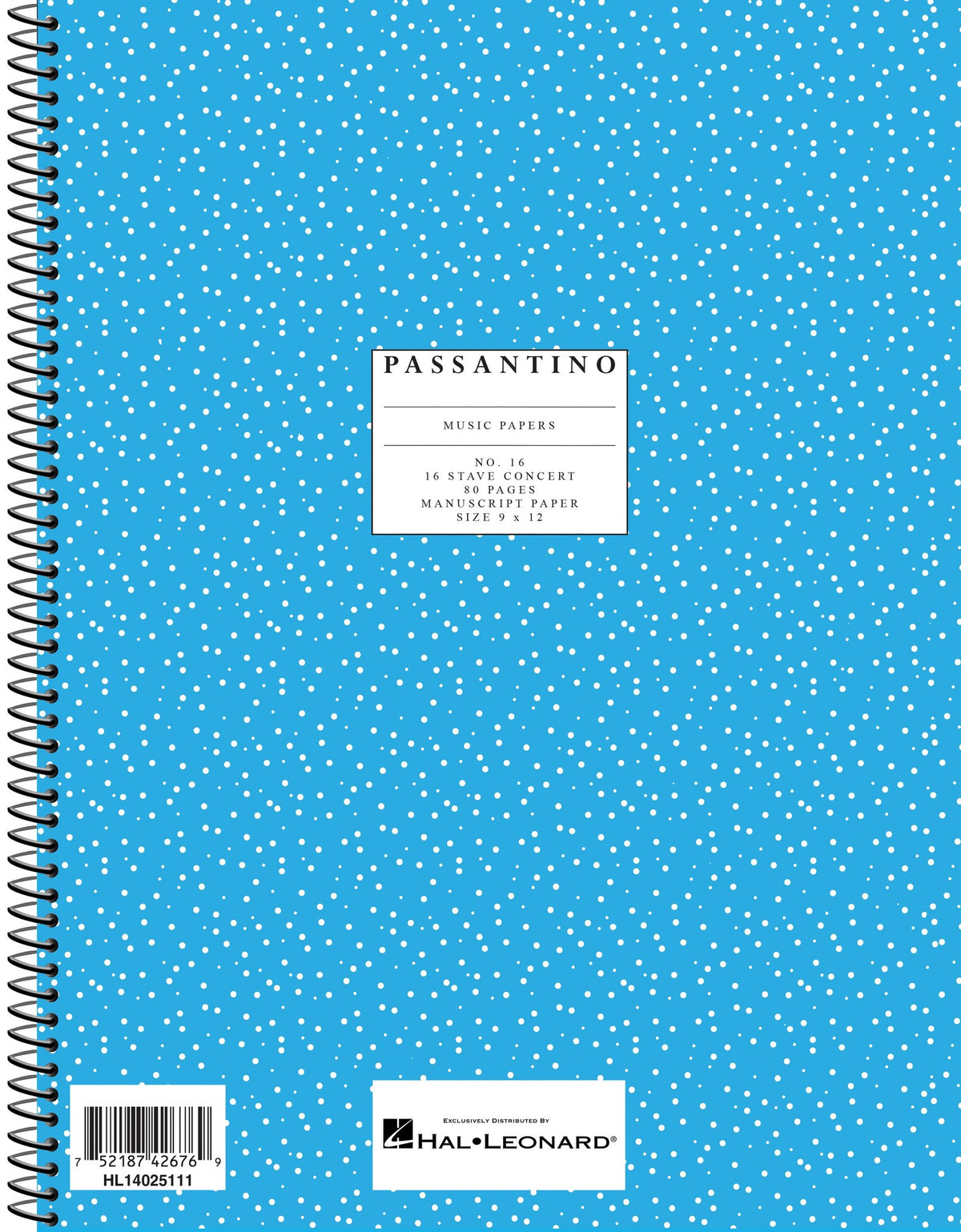 Product Cover for 16. Manuscript Paper: 16-stave
