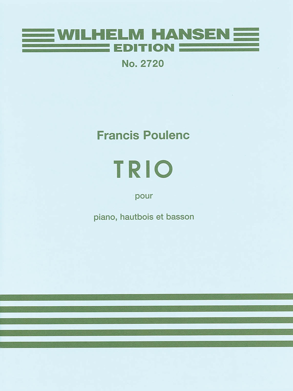 Product Cover for Trio for Piano, Oboe and Bassoon
