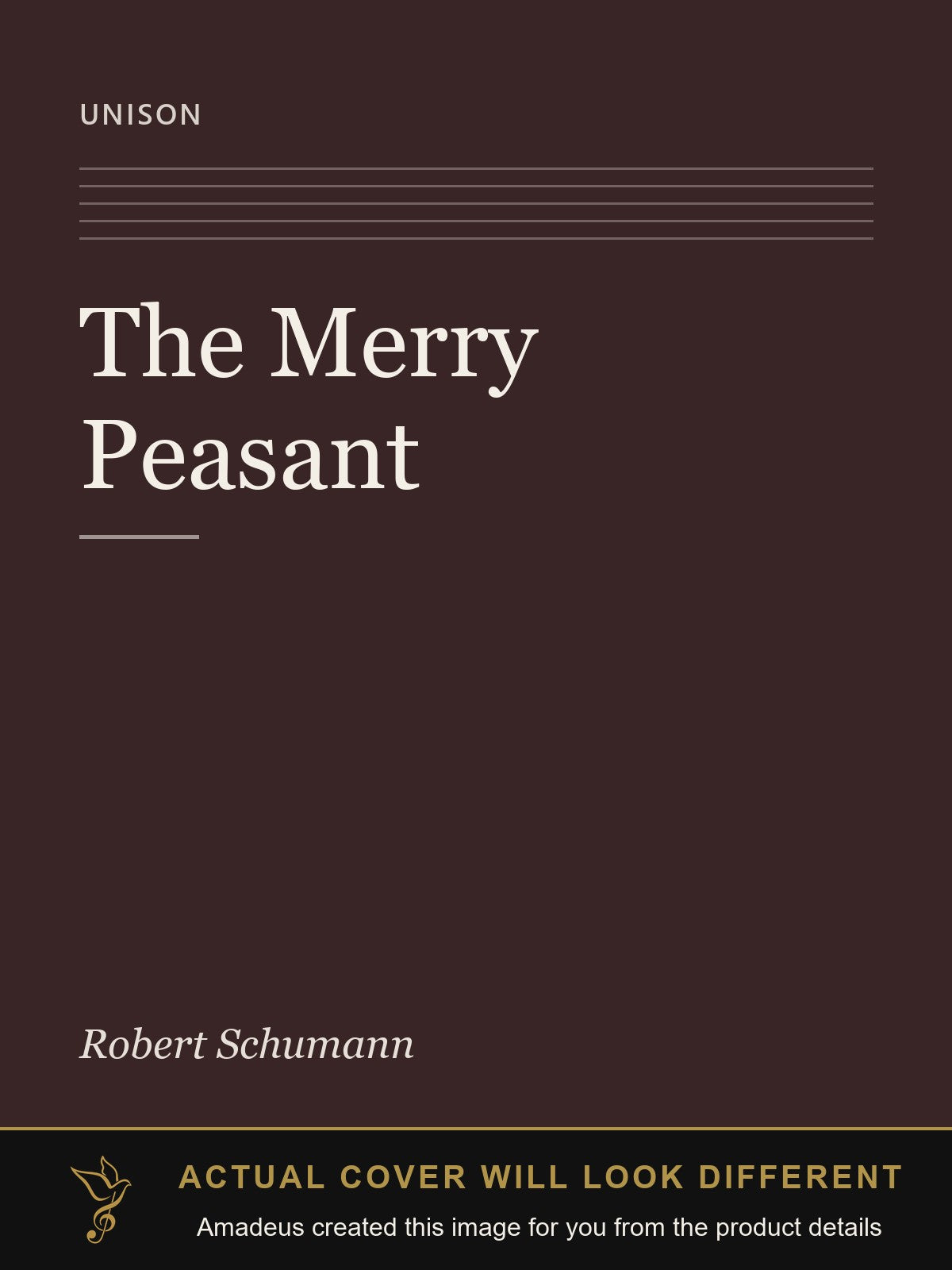 The Merry Peasant - Amadeus created this image from the product details; the actual cover will look different