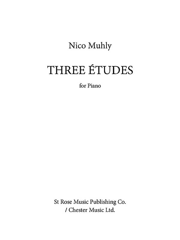 Product Cover for 3 Etudes