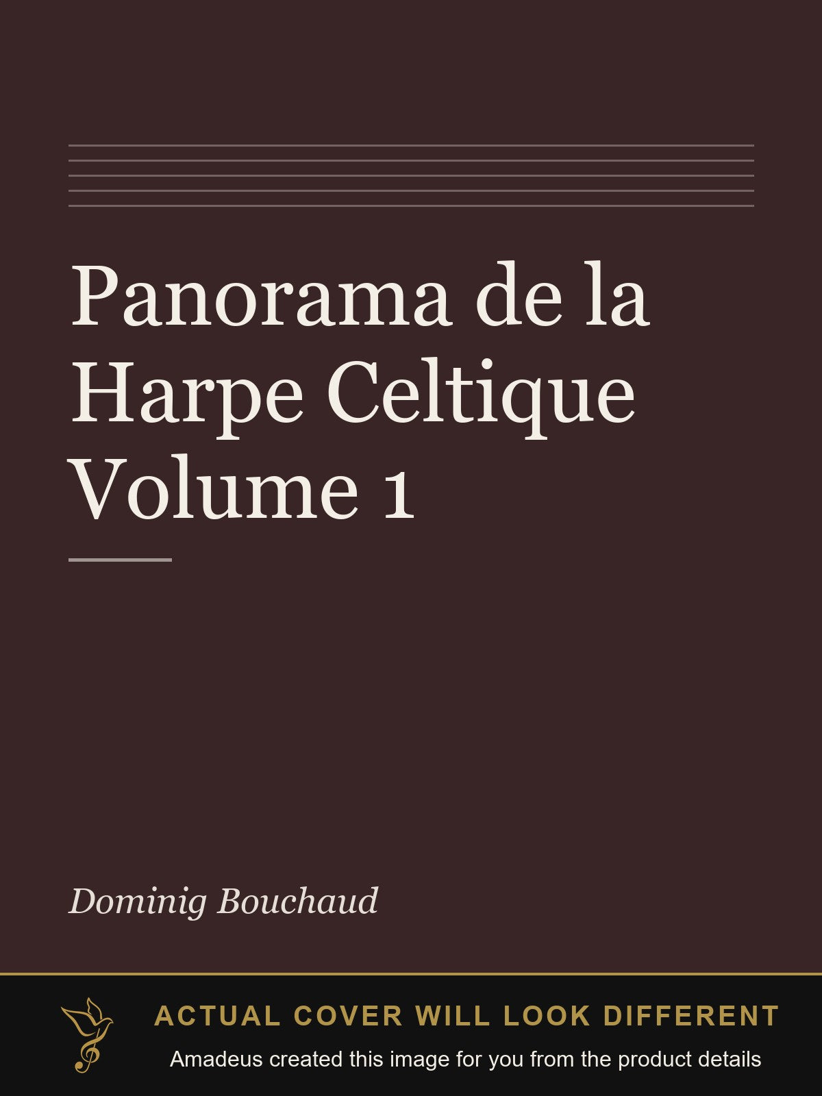 Panorama de la Harpe Celtique Volume 1 - Amadeus created this image from the product details; the actual cover will look different