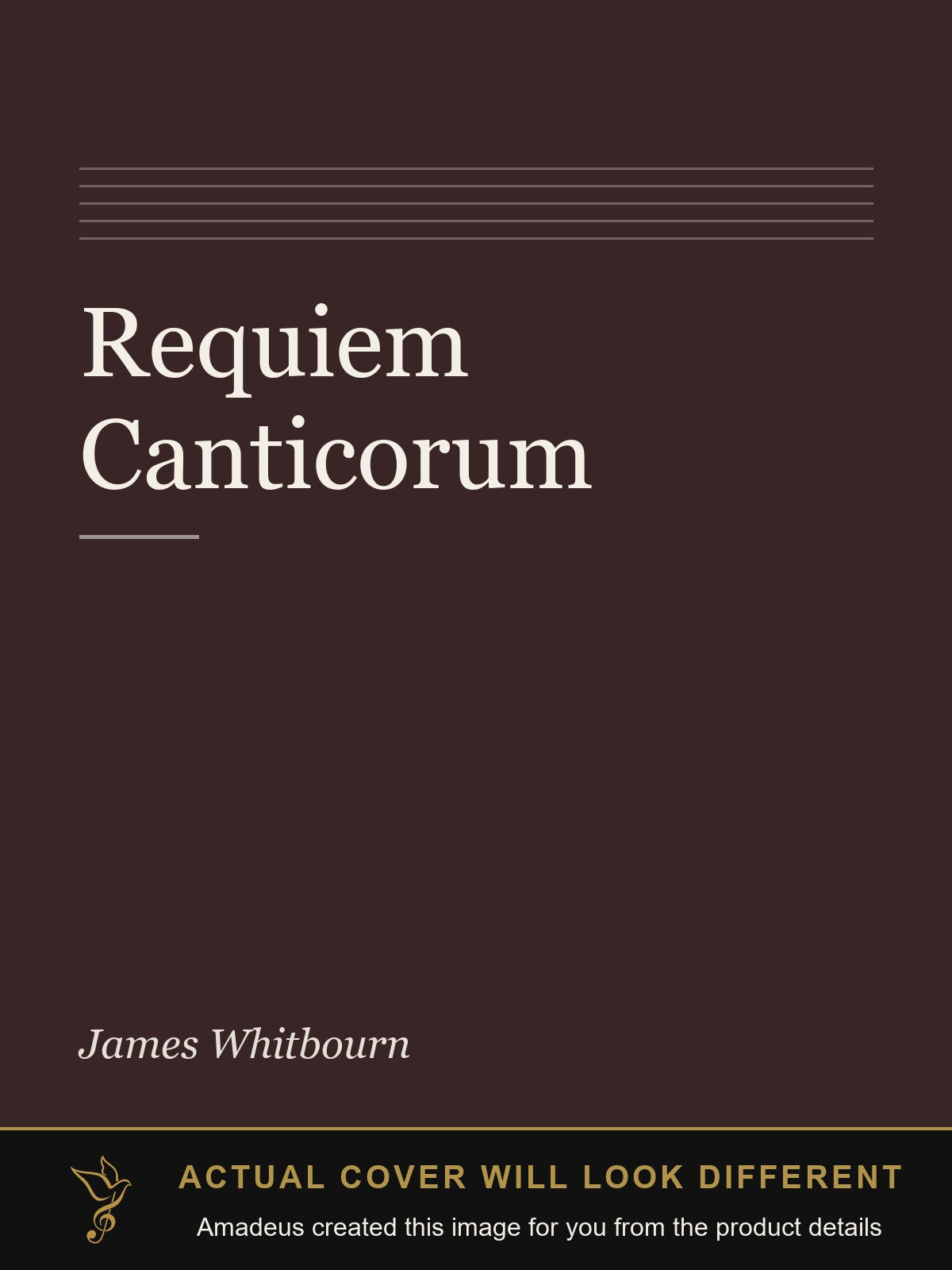 Requiem Canticorum - Amadeus created this image from the product details; the actual cover will look different