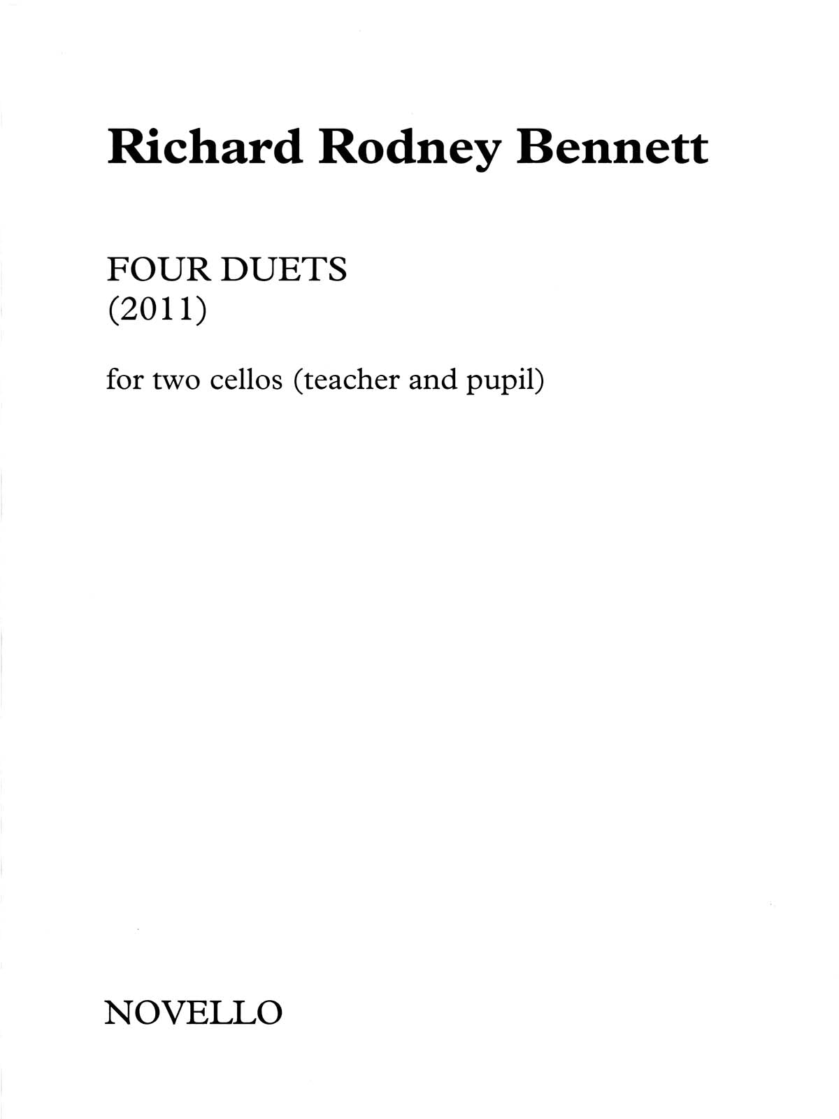 Product Cover for Four Duets