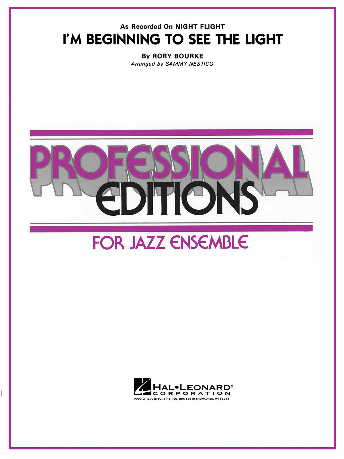 Product Cover for I'm Beginning to See the Light