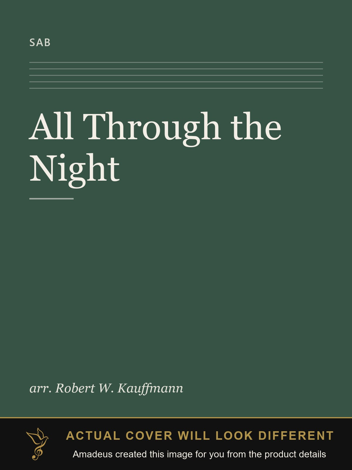 All Through the Night - Amadeus created this image from the product details; the actual cover will look different