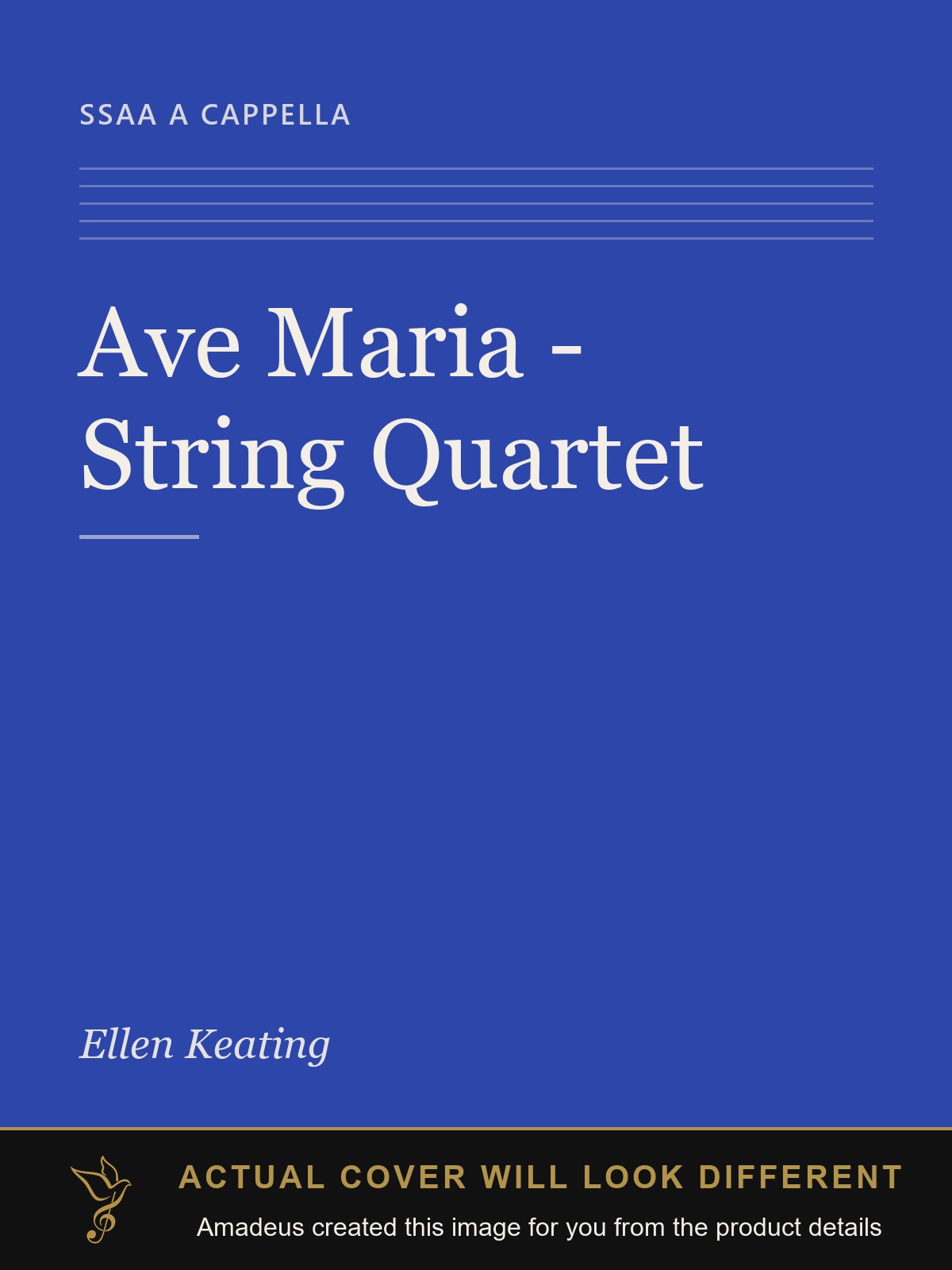 Ave Maria - String Quartet - Amadeus created this image from the product details; the actual cover will look different