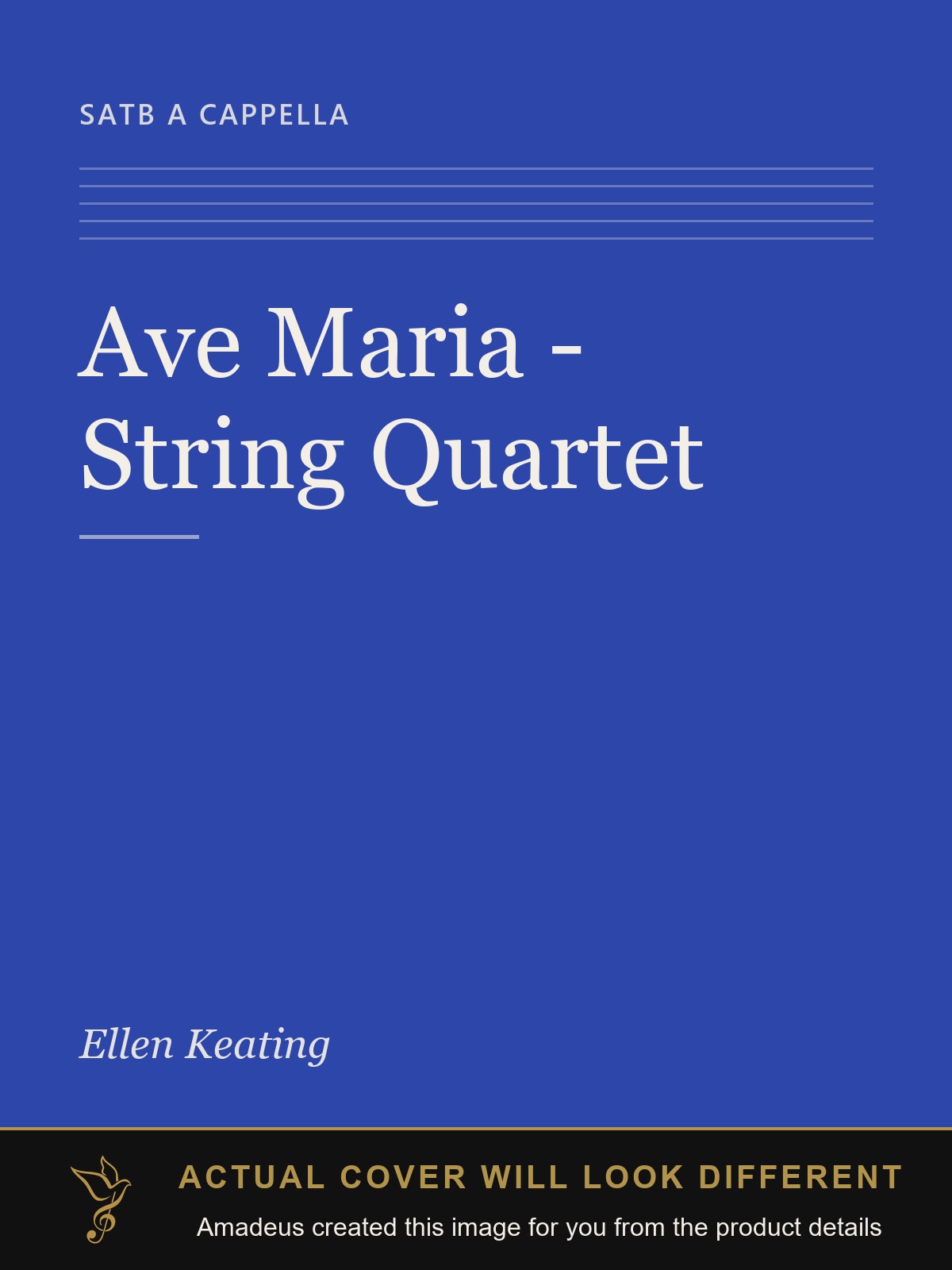 Ave Maria - String Quartet - Amadeus created this image from the product details; the actual cover will look different