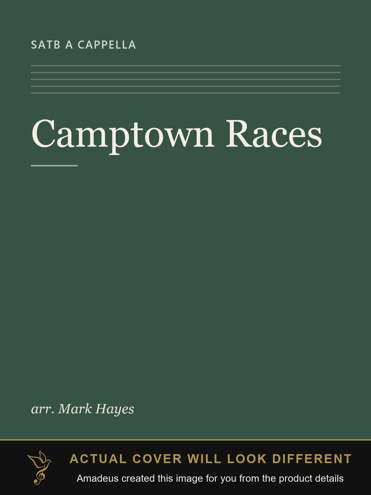 Camptown Races - Amadeus created this image from the product details; the actual cover will look different
