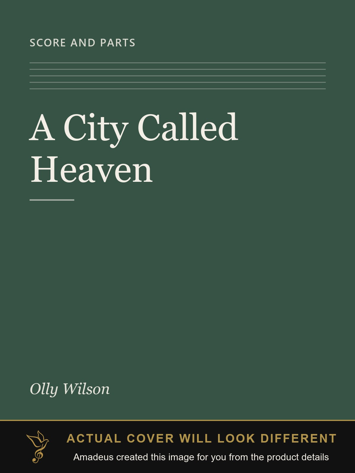 A City Called Heaven - Amadeus created this image from the product details; the actual cover will look different