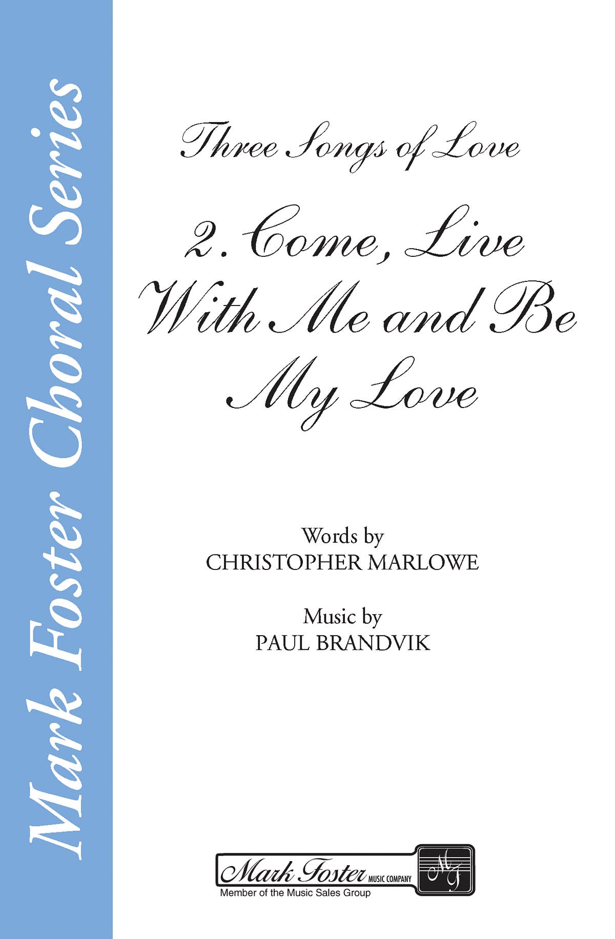 Product Cover for Come, Live with Me and Be My Love (from Three Songs of Love)
