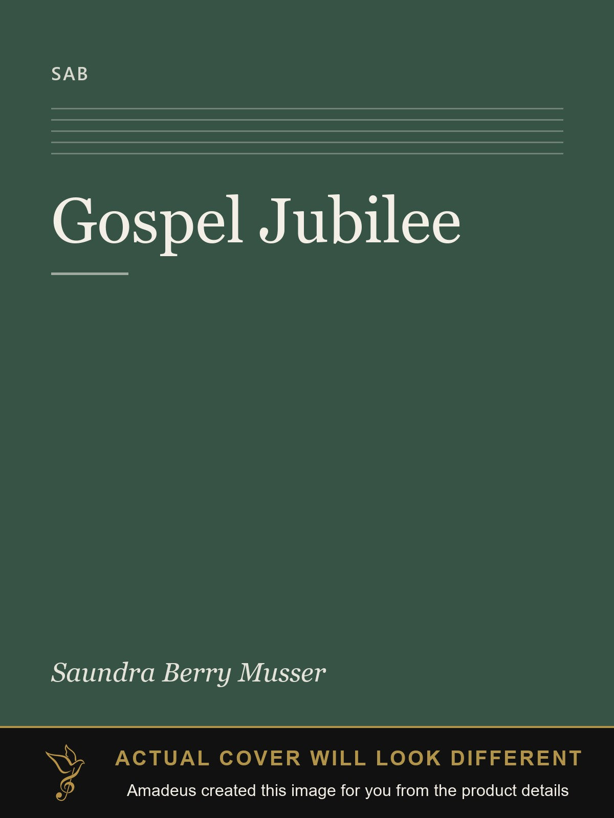 Gospel Jubilee - Amadeus created this image from the product details; the actual cover will look different