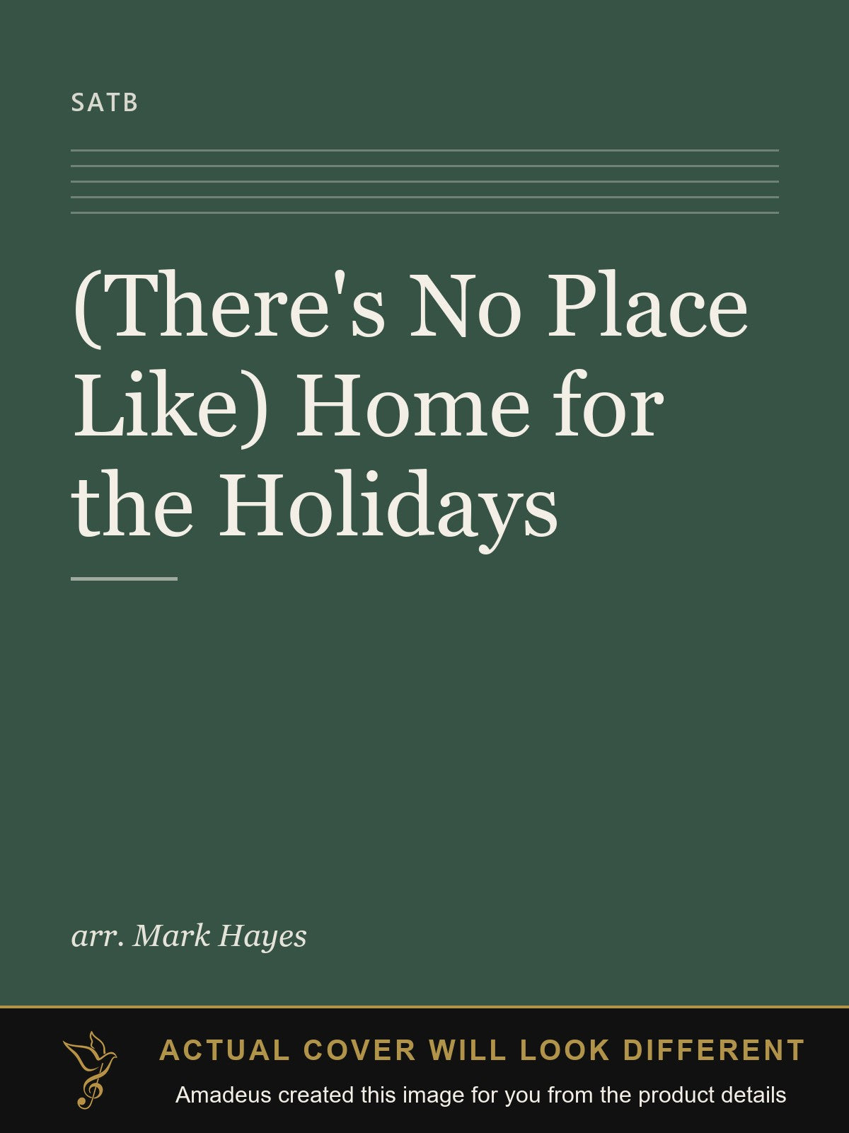 (There's No Place Like) Home for the Holidays - Amadeus created this image from the product details; the actual cover will look different