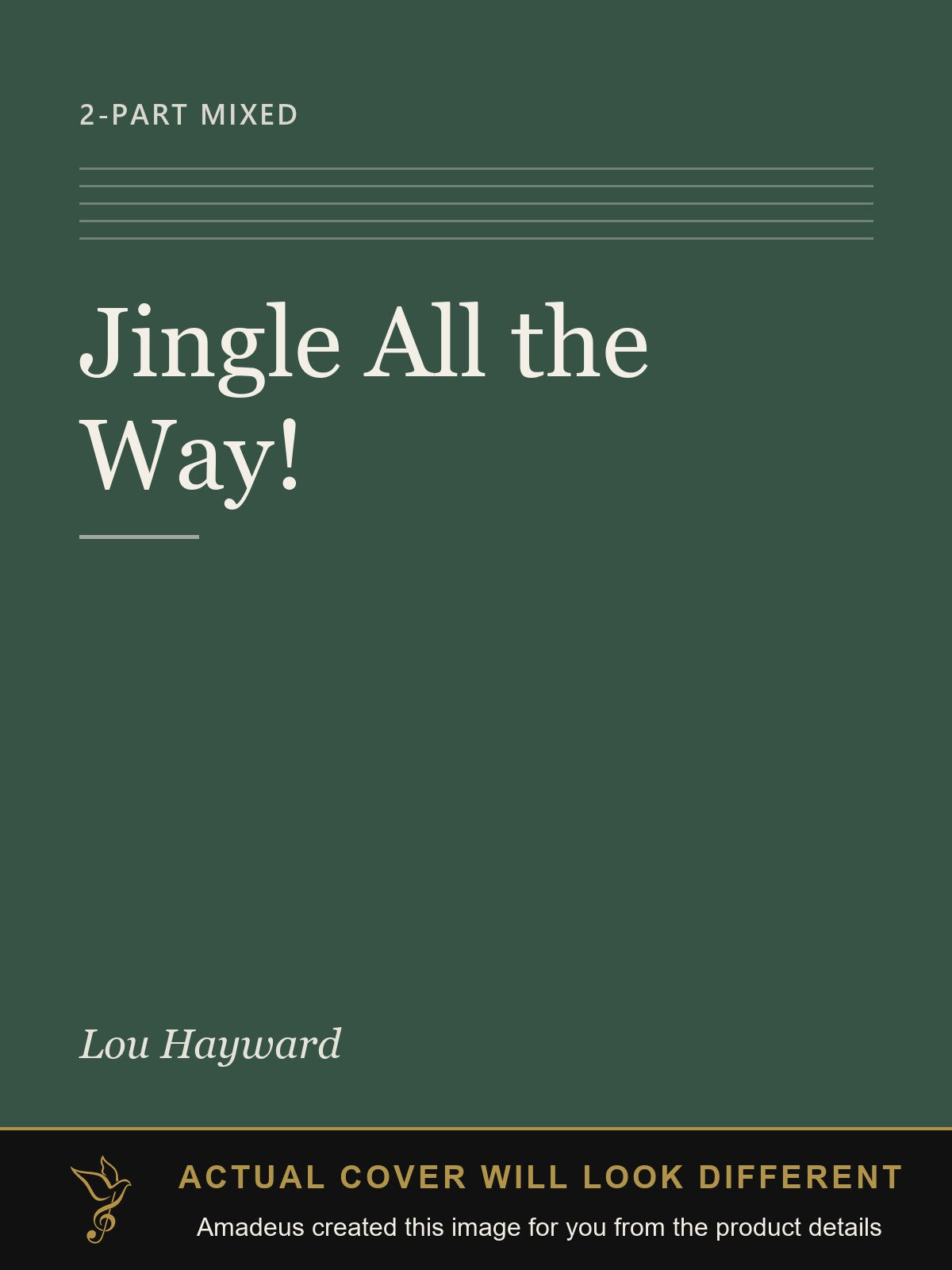 Jingle All the Way! - Amadeus created this image from the product details; the actual cover will look different