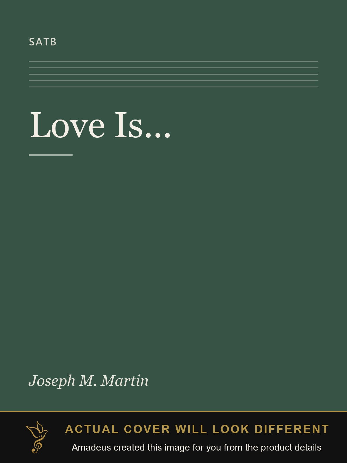 Love Is... - Amadeus created this image from the product details; the actual cover will look different