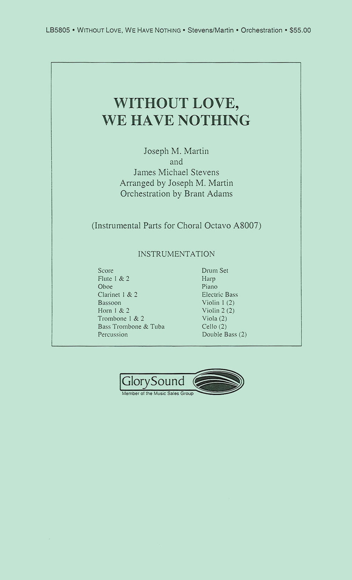 Product Cover for Without Love... We Have Nothing