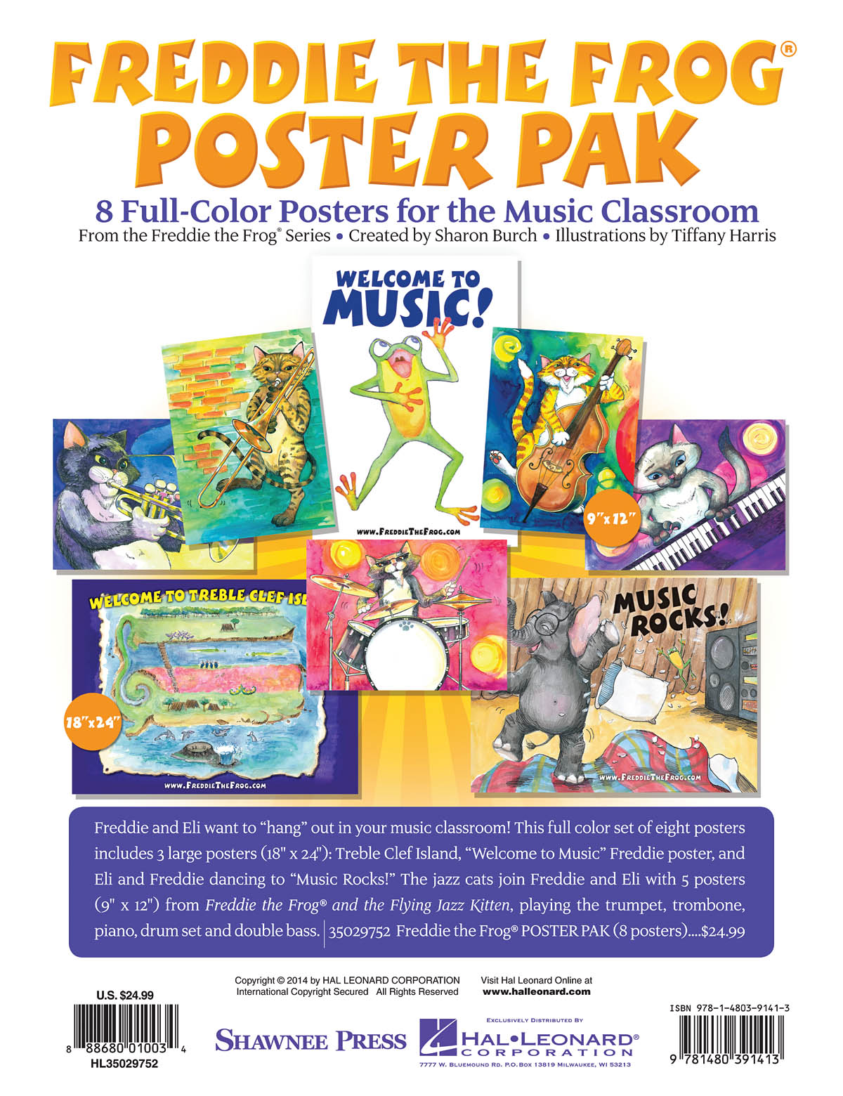 Product Cover for Freddie the Frog® Poster Pak