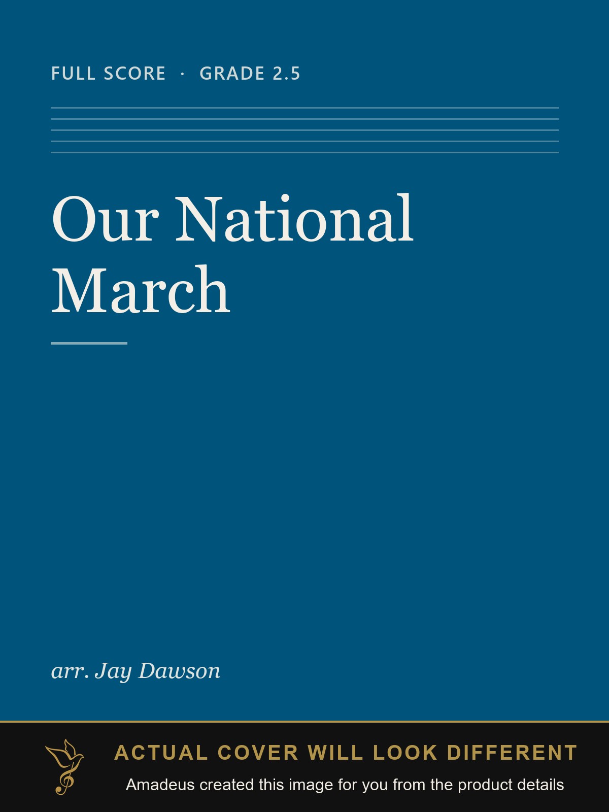 Our National March - Amadeus created this image from the product details; the actual cover will look different