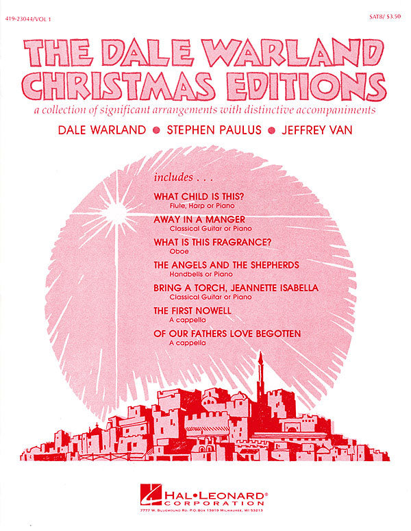 Product Cover for The Dale Warland Christmas Editions, Vol. I