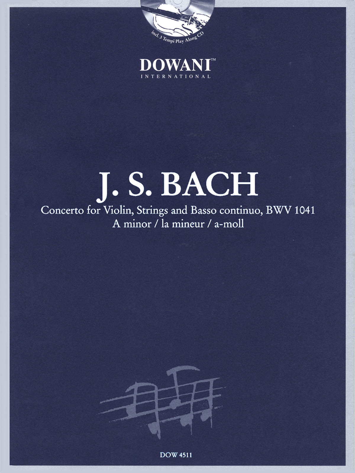 Product Cover for Bach: Concerto for Violin, Strings and Basso Continuo BWV 1041 in A Minor