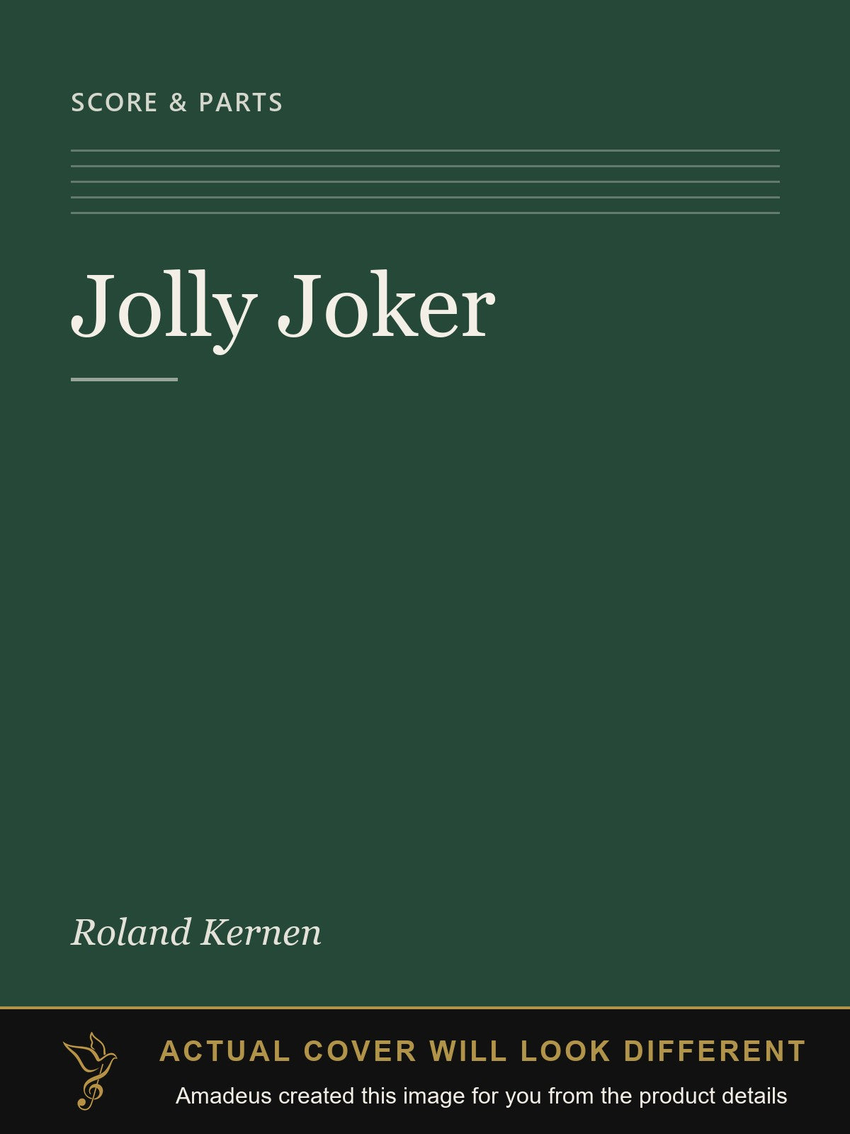 Jolly Joker - Amadeus created this image from the product details; the actual cover will look different