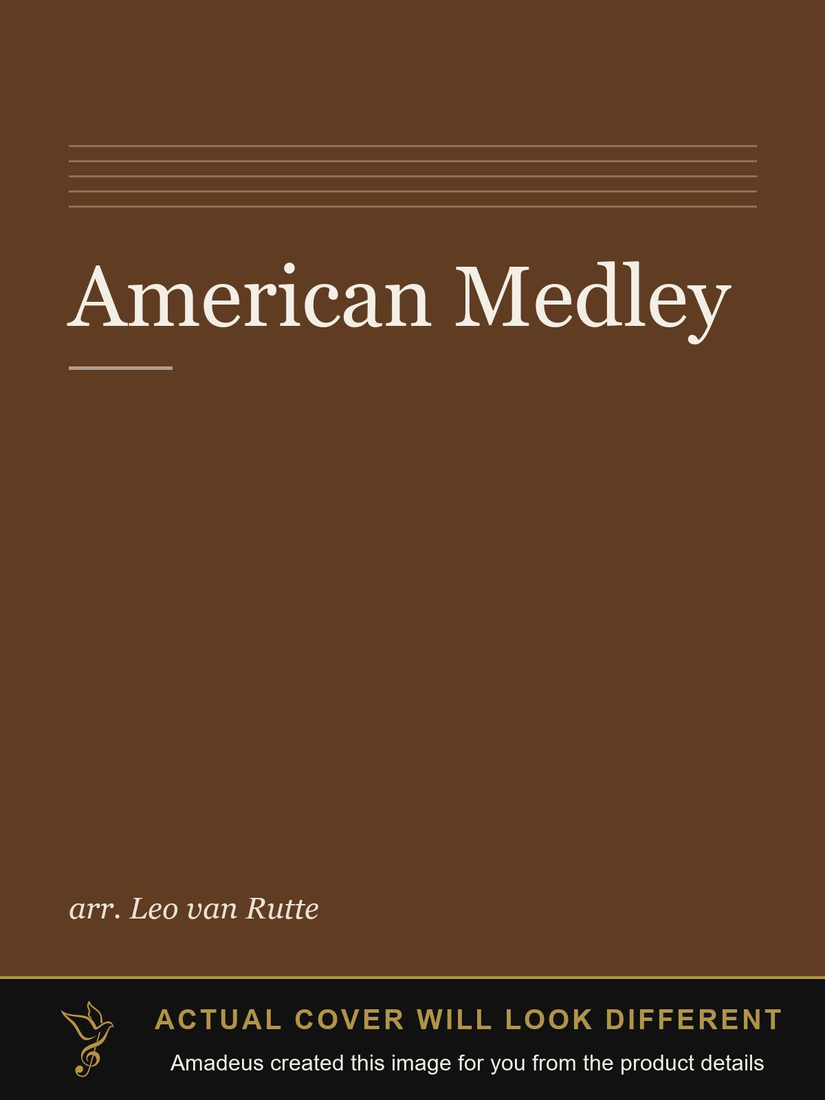 American Medley - Amadeus created this image from the product details; the actual cover will look different