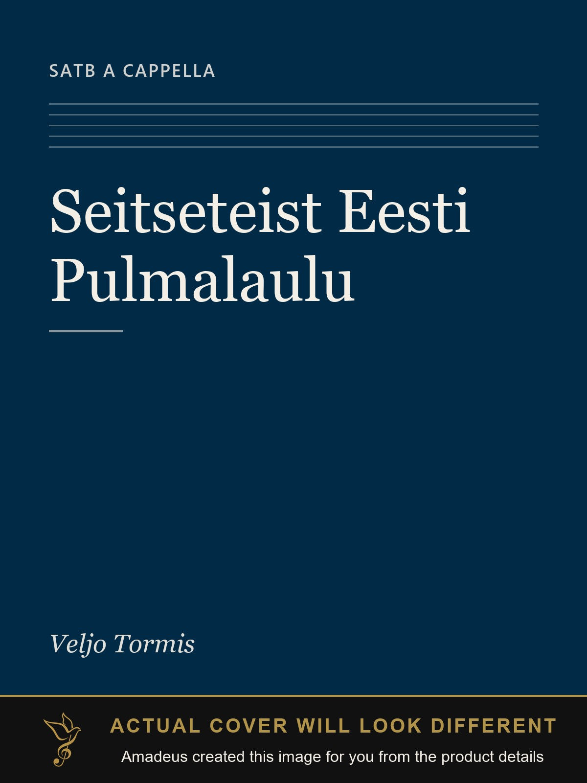 Seitseteist Eesti Pulmalaulu - Amadeus created this image from the product details; the actual cover will look different