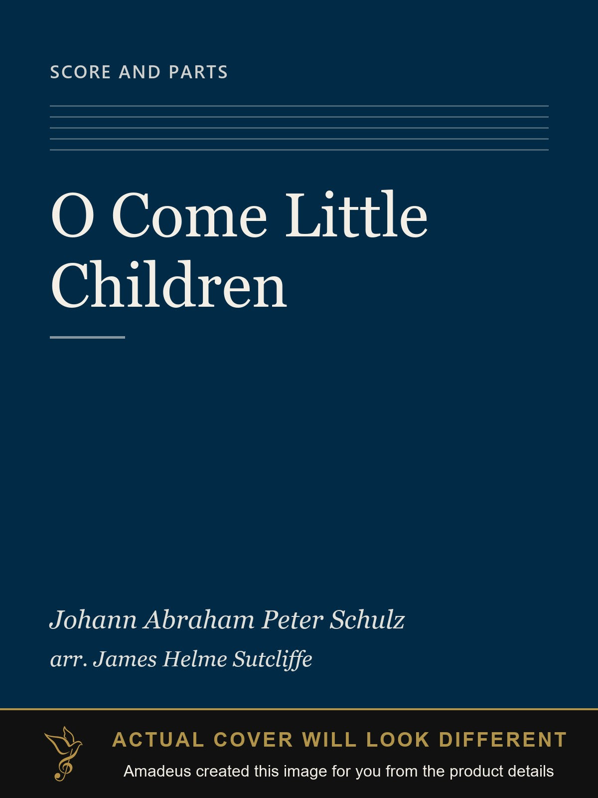 O Come Little Children - Amadeus created this image from the product details; the actual cover will look different