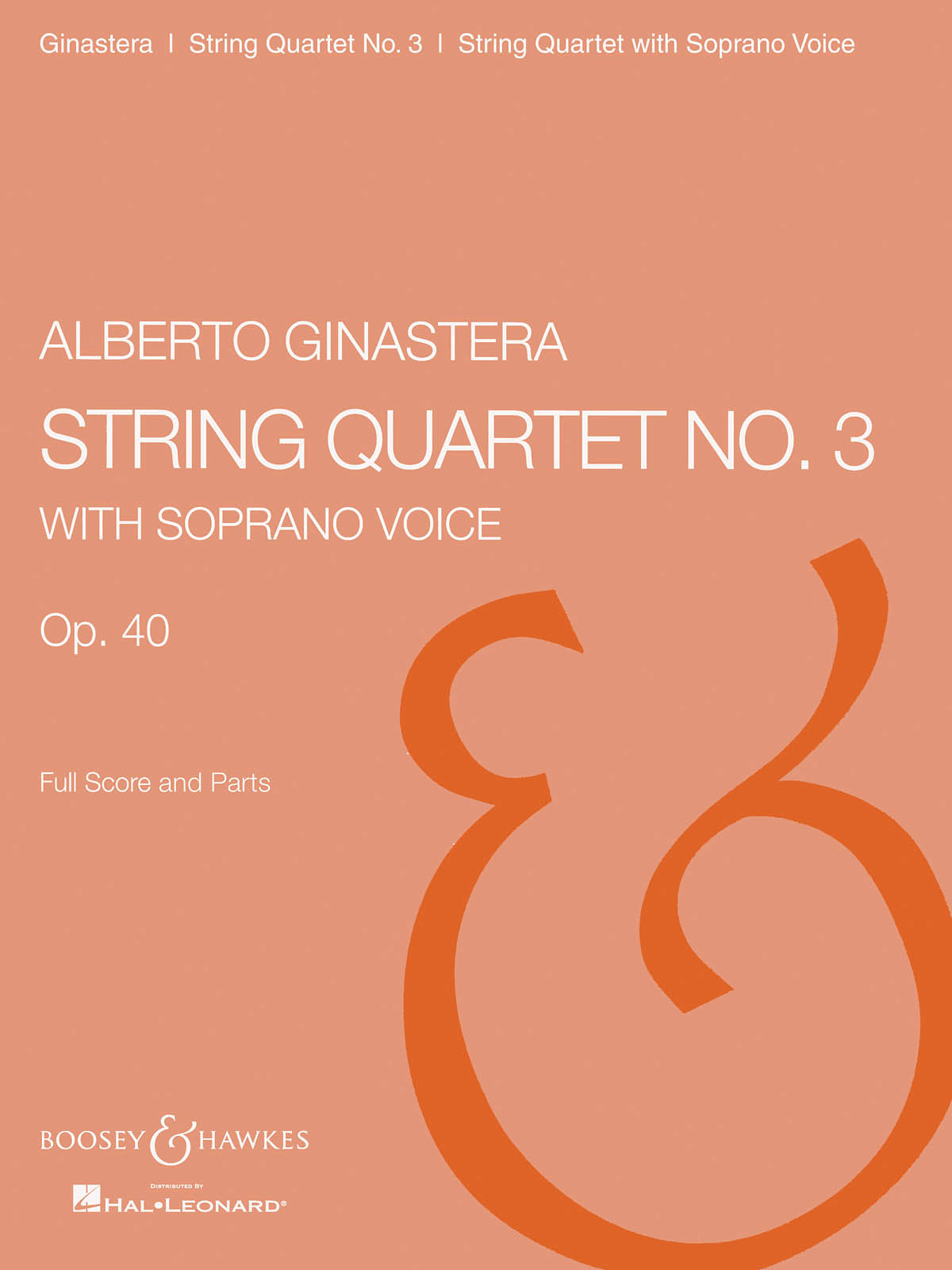 Product Cover for String Quartet No. 3, Op. 40