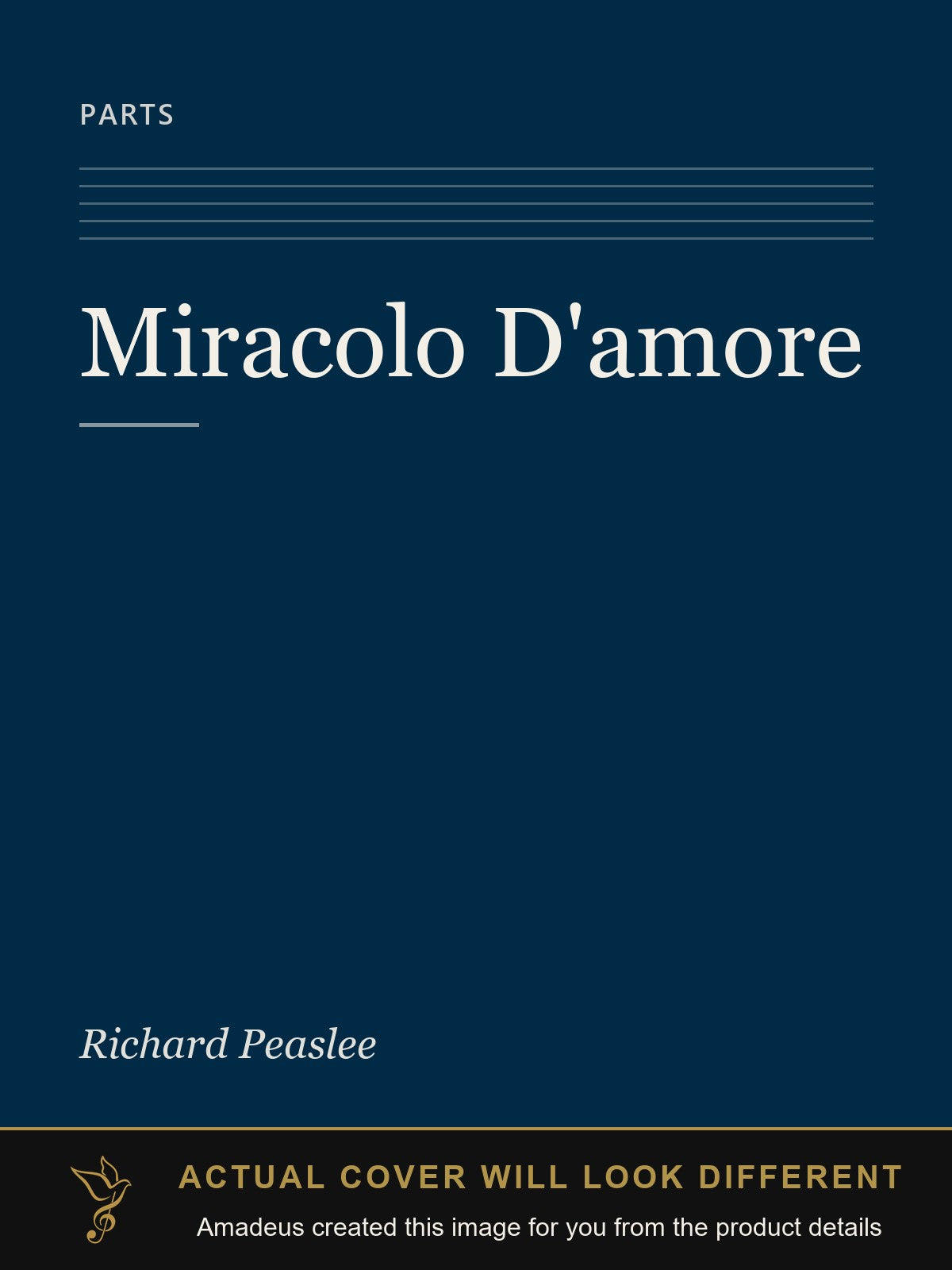 Miracolo D'amore - Amadeus created this image from the product details; the actual cover will look different