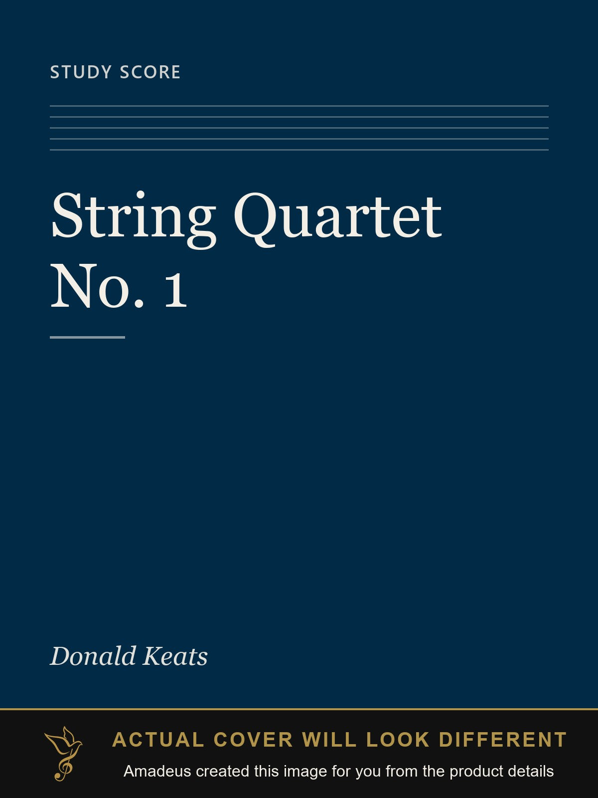 String Quartet No. 1 - Amadeus created this image from the product details; the actual cover will look different
