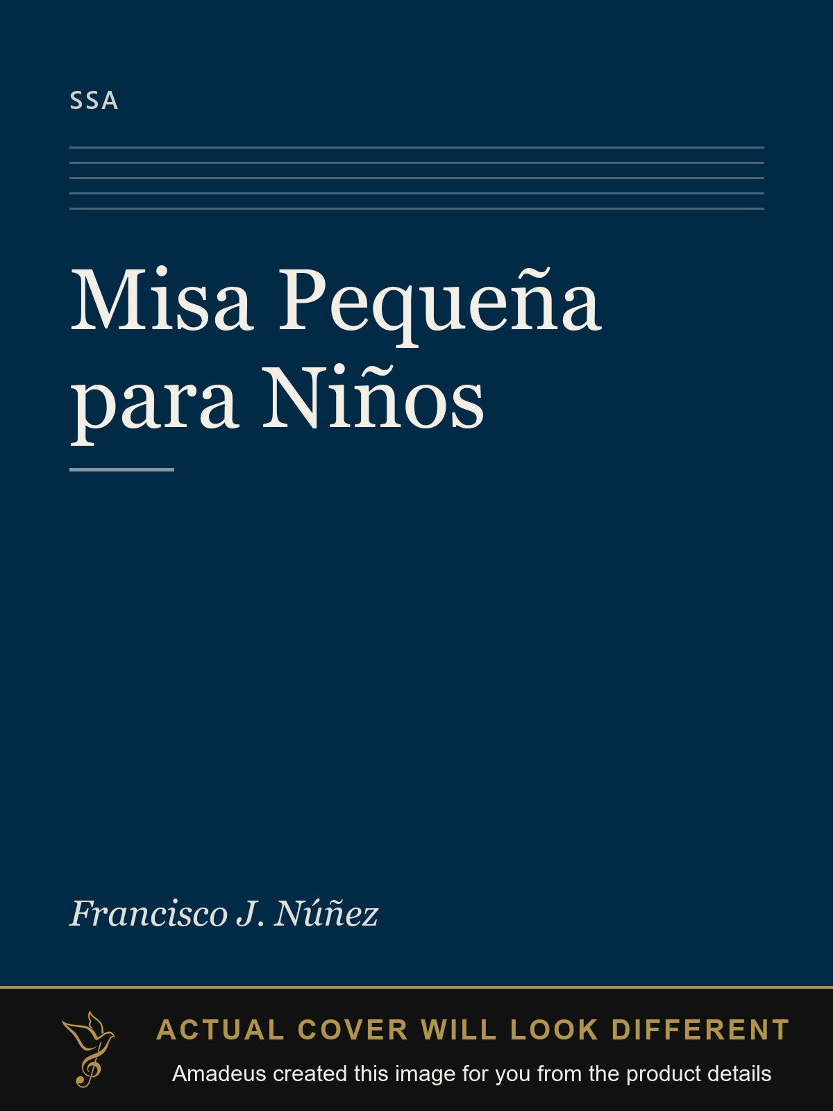 Misa Pequeña para Niños - Amadeus created this image from the product details; the actual cover will look different