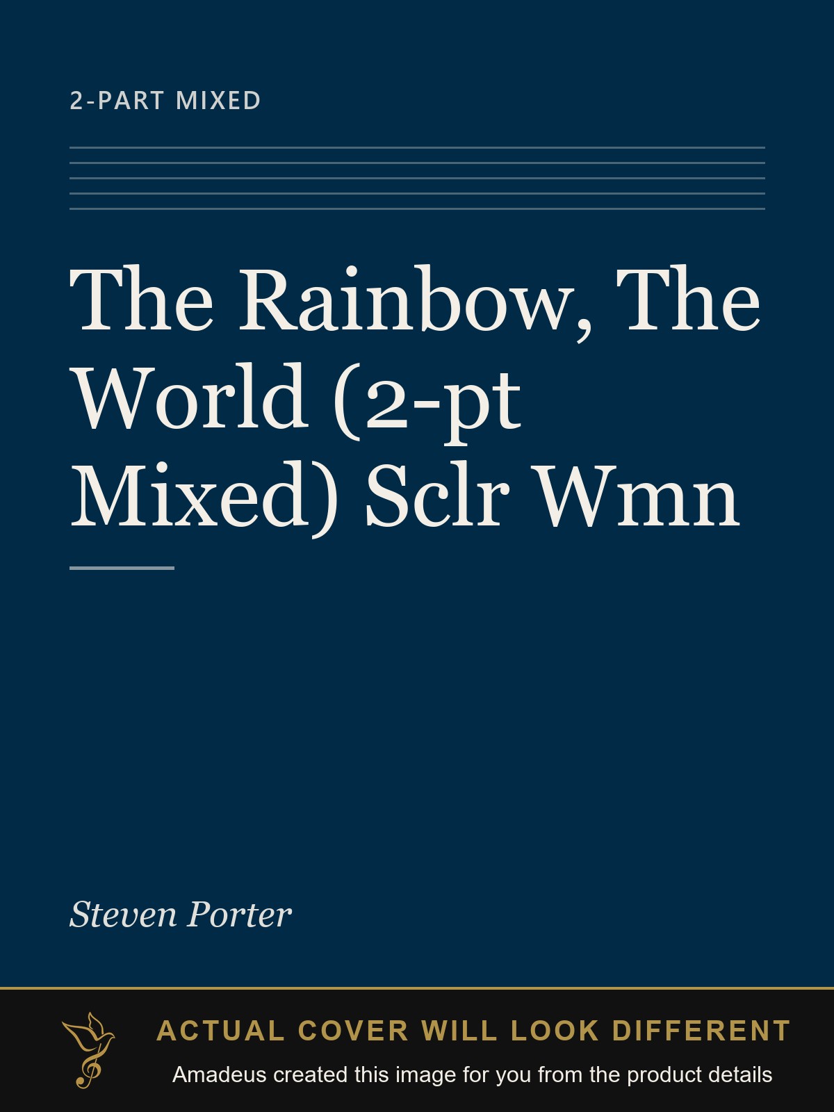 The Rainbow, The World (2-pt Mixed) Sclr Wmn - Amadeus created this image from the product details; the actual cover will look different