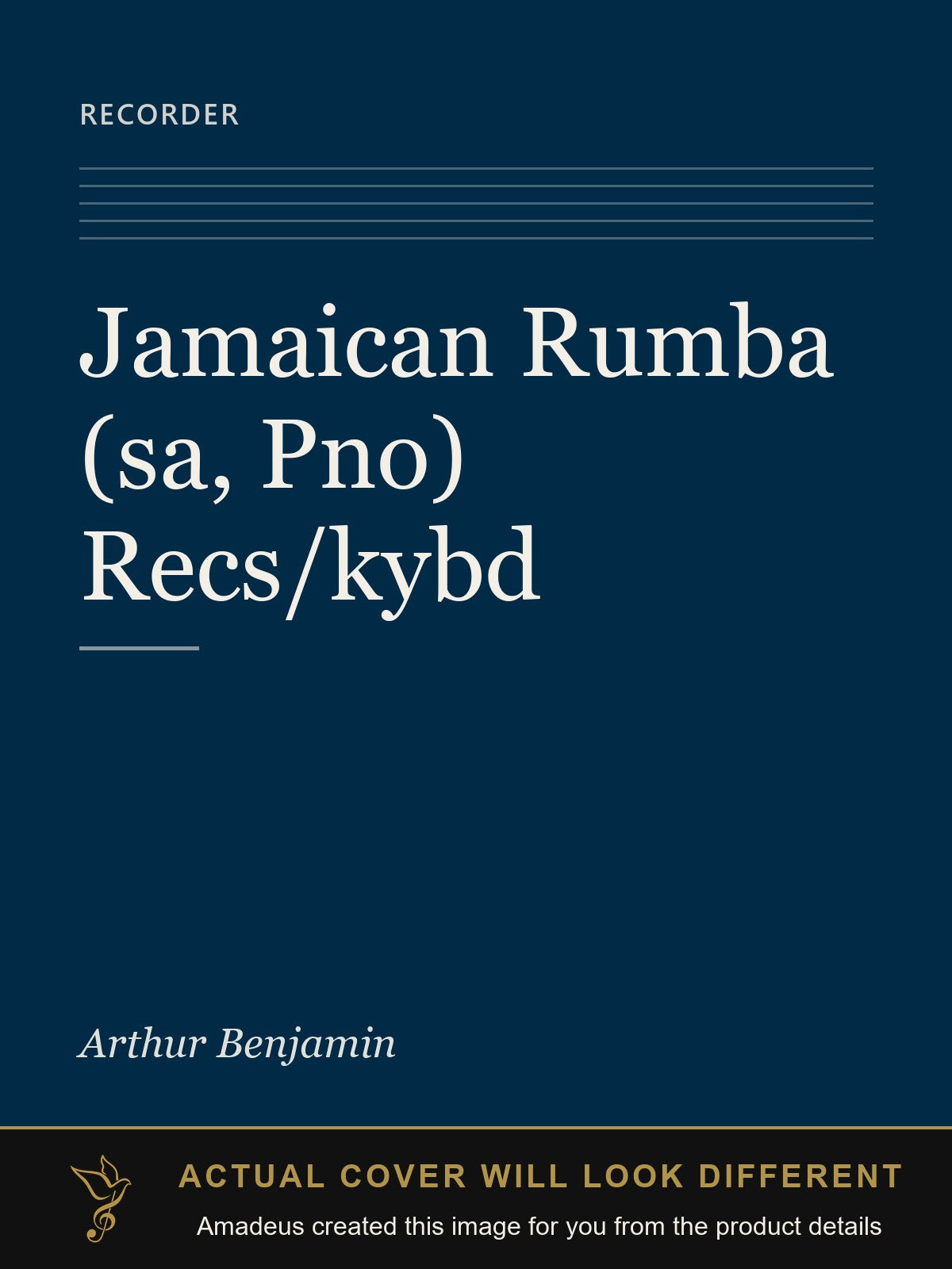 Jamaican Rumba (sa, Pno)  Recs/kybd - Amadeus created this image from the product details; the actual cover will look different
