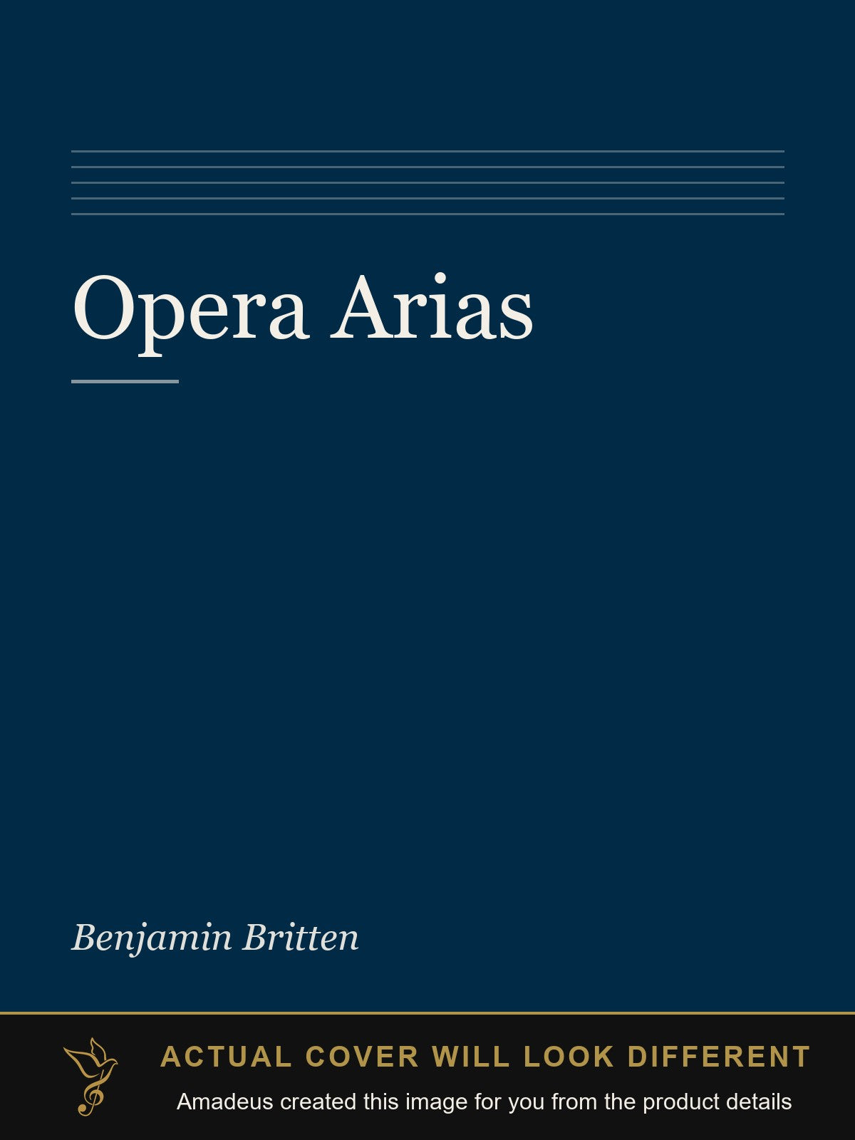 Opera Arias - Amadeus created this image from the product details; the actual cover will look different