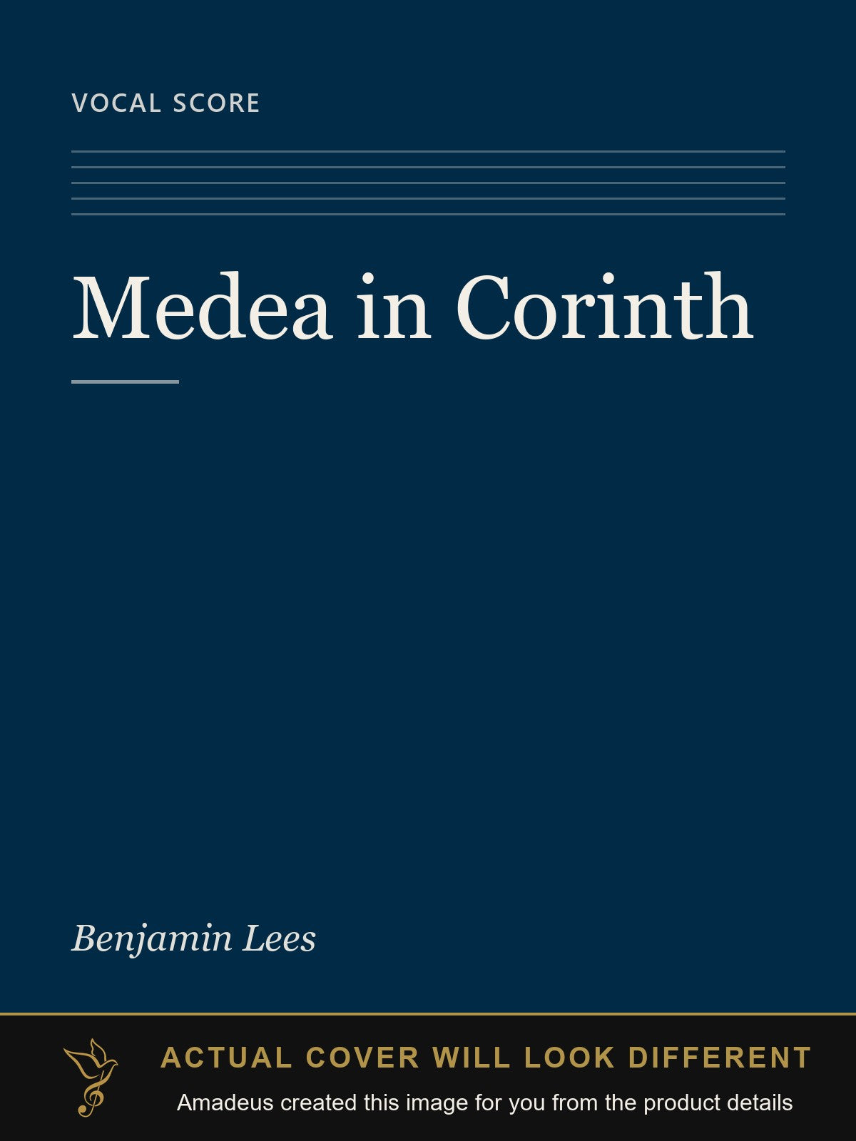 Medea in Corinth - Amadeus created this image from the product details; the actual cover will look different