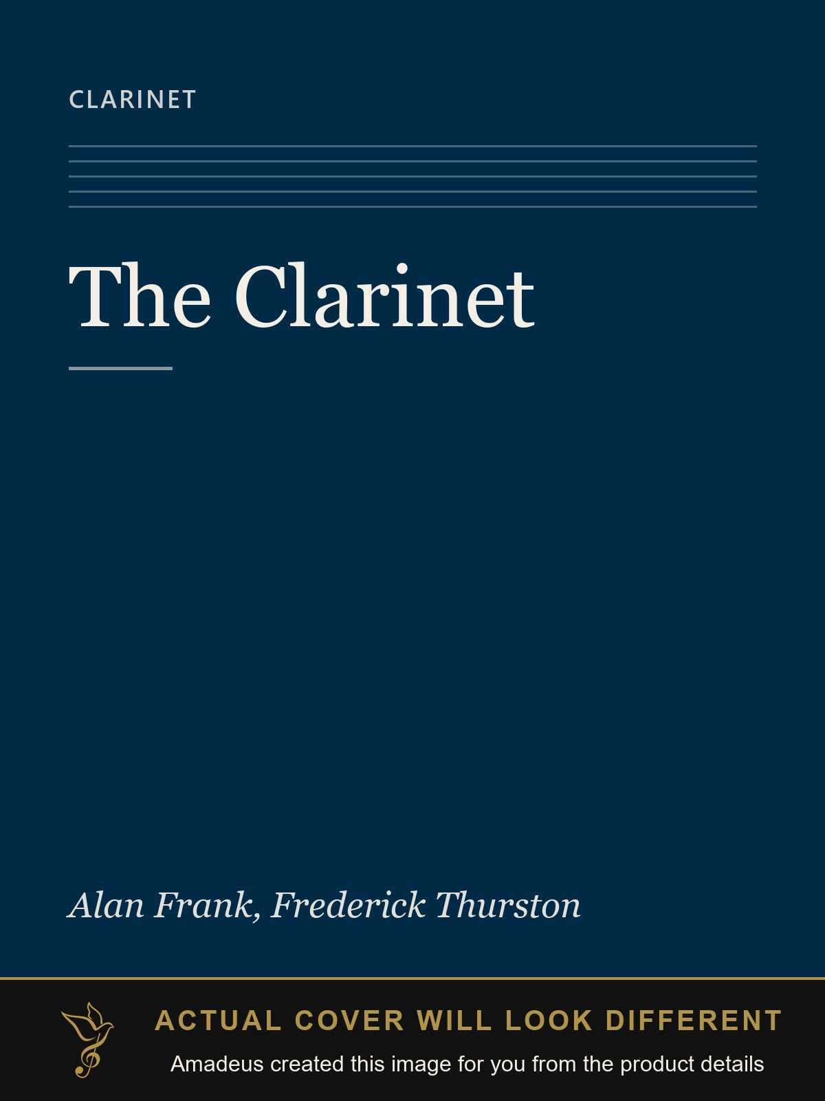 The Clarinet - Amadeus created this image from the product details; the actual cover will look different