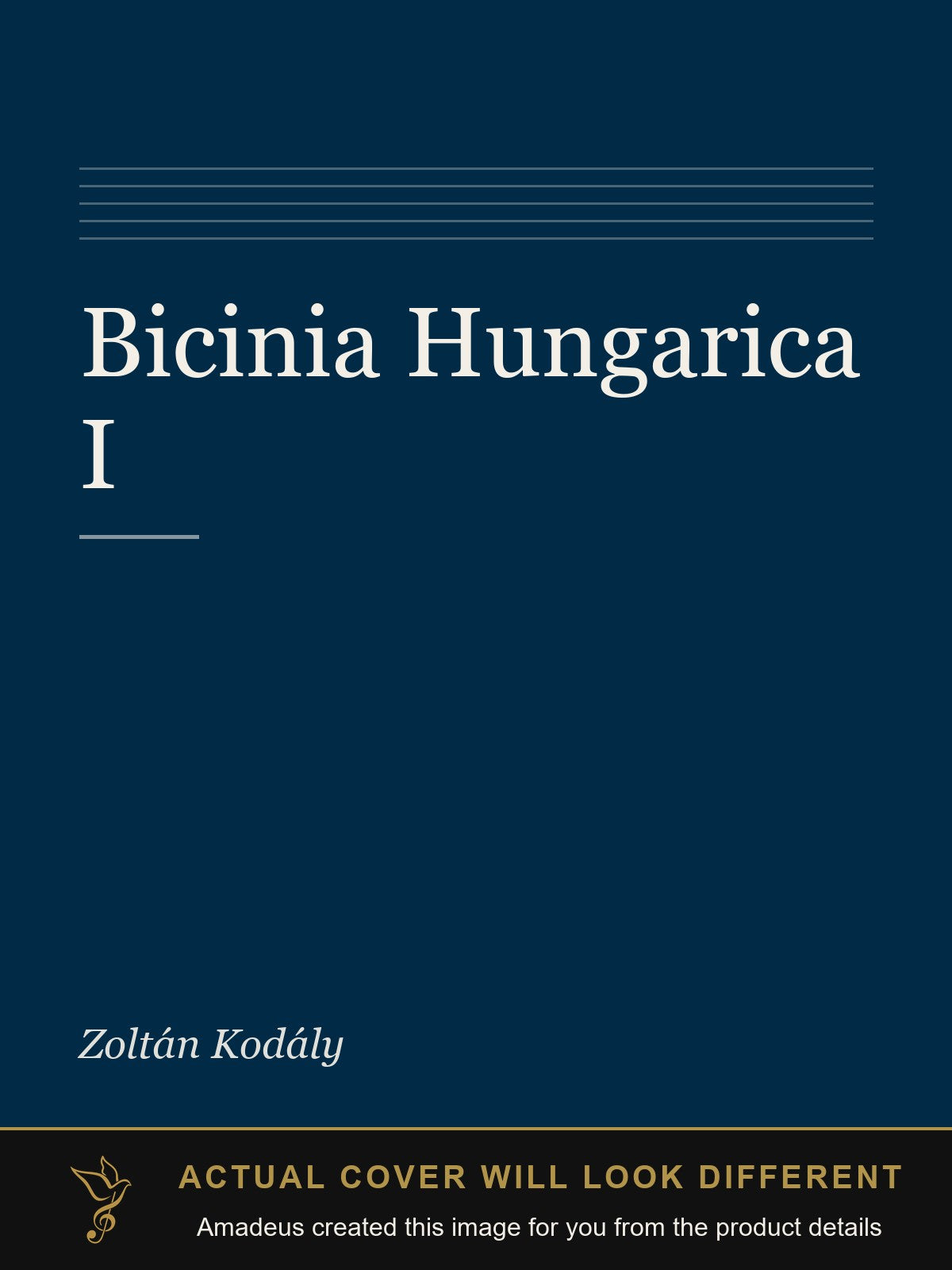 Bicinia Hungarica I - Amadeus created this image from the product details; the actual cover will look different