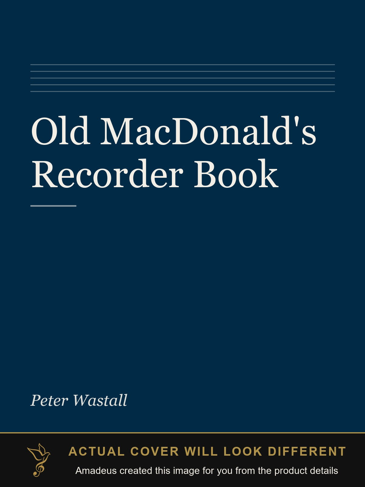 Old MacDonald's Recorder Book - Amadeus created this image from the product details; the actual cover will look different