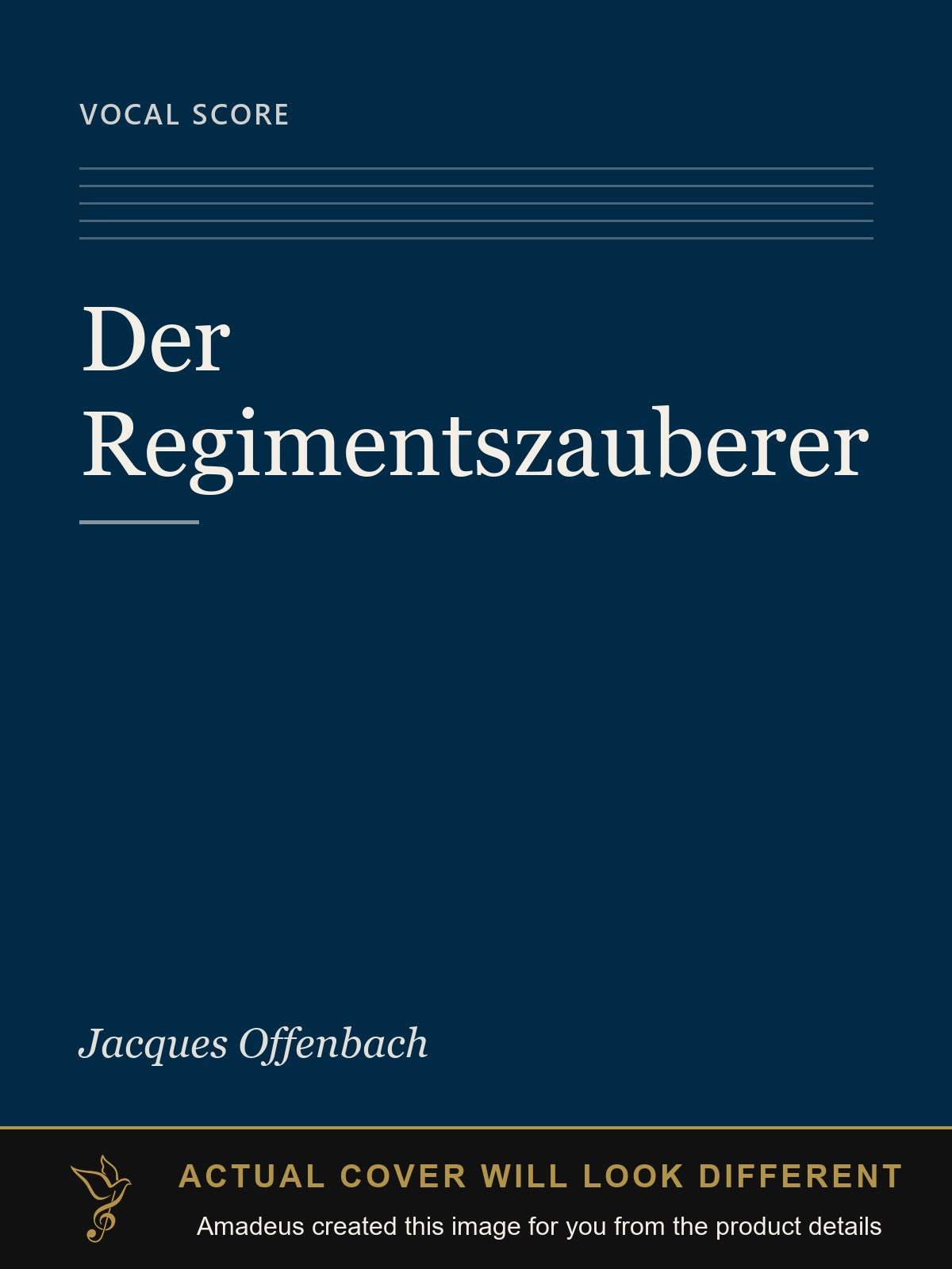 Der Regimentszauberer - Amadeus created this image from the product details; the actual cover will look different