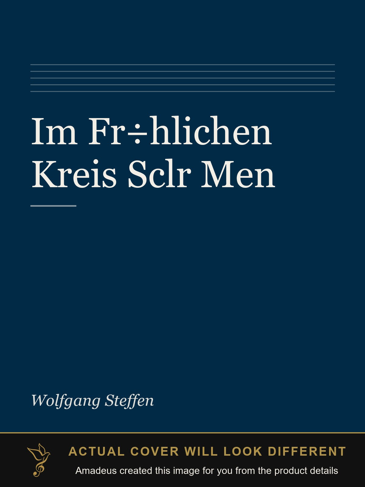 Im Fr÷hlichen Kreis  Sclr Men - Amadeus created this image from the product details; the actual cover will look different