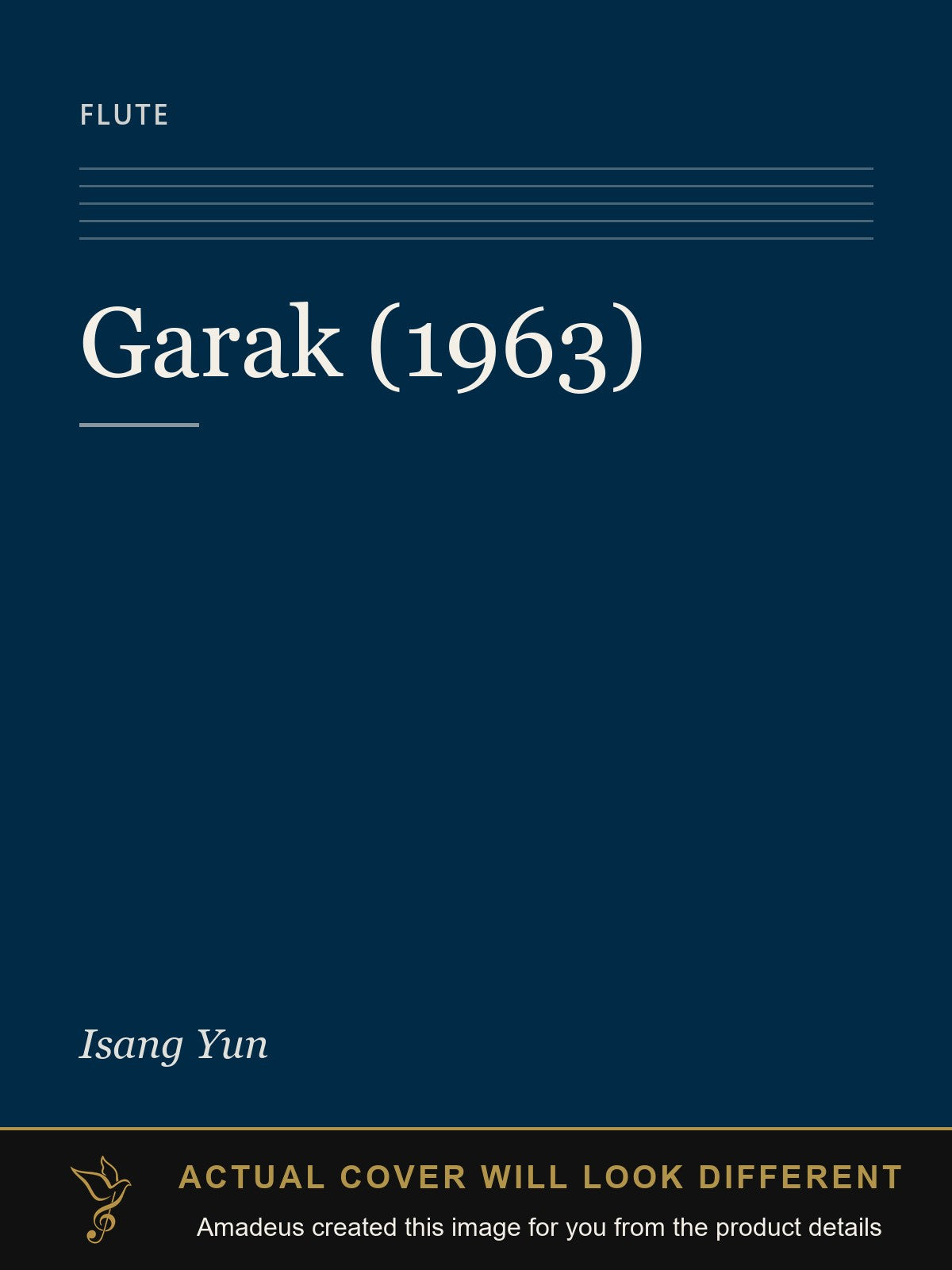 Garak (1963) - Amadeus created this image from the product details; the actual cover will look different