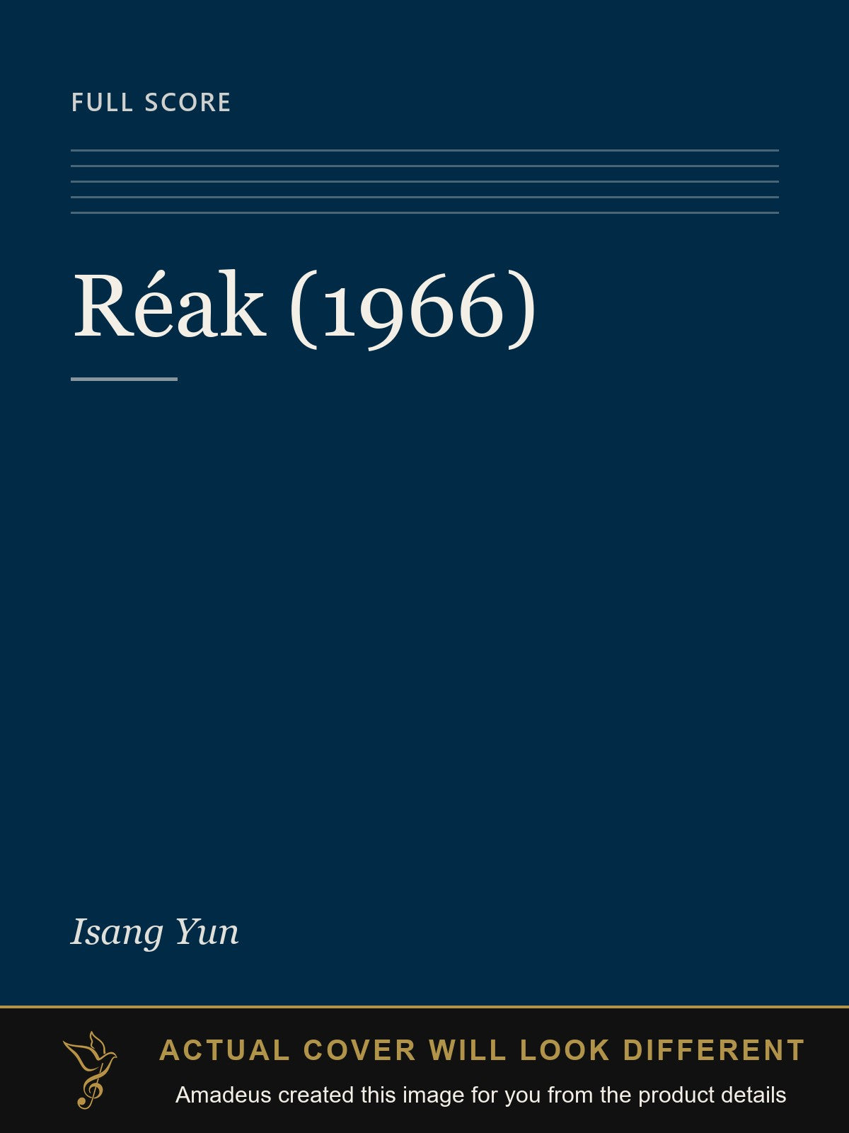 Réak (1966) - Amadeus created this image from the product details; the actual cover will look different