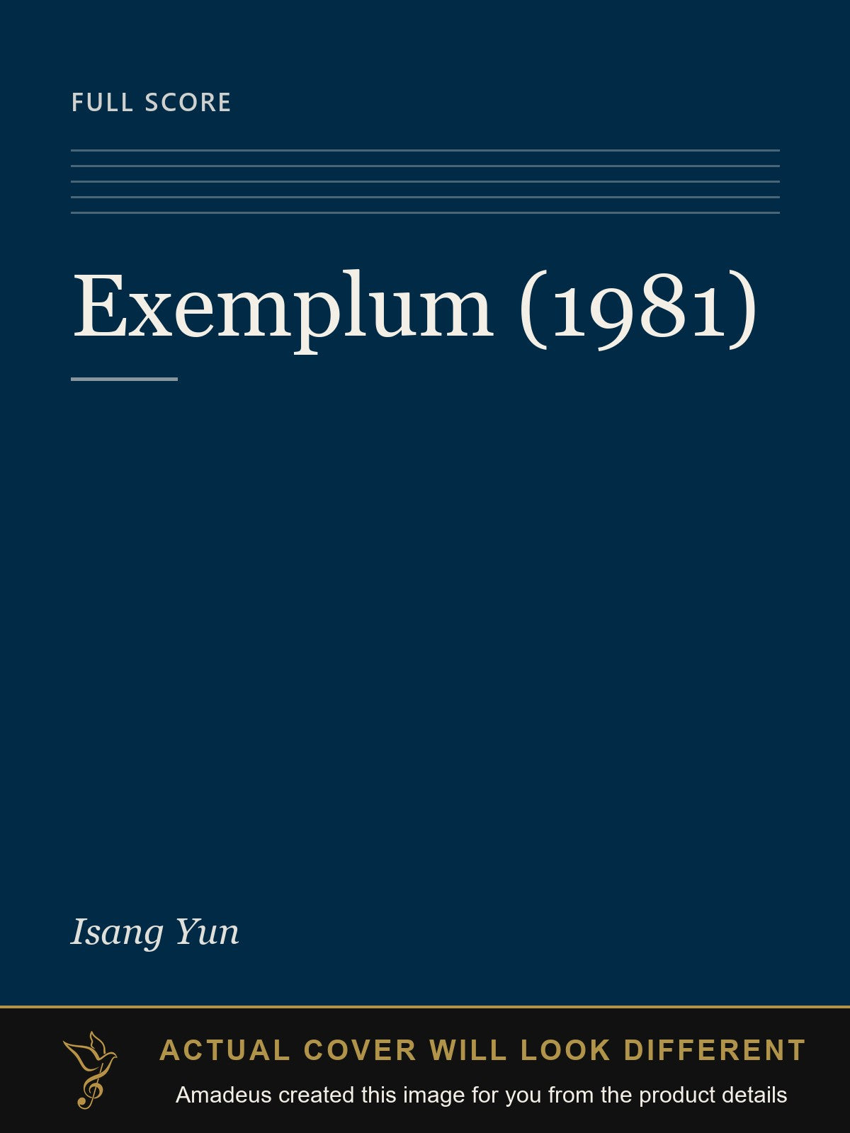 Exemplum (1981) - Amadeus created this image from the product details; the actual cover will look different