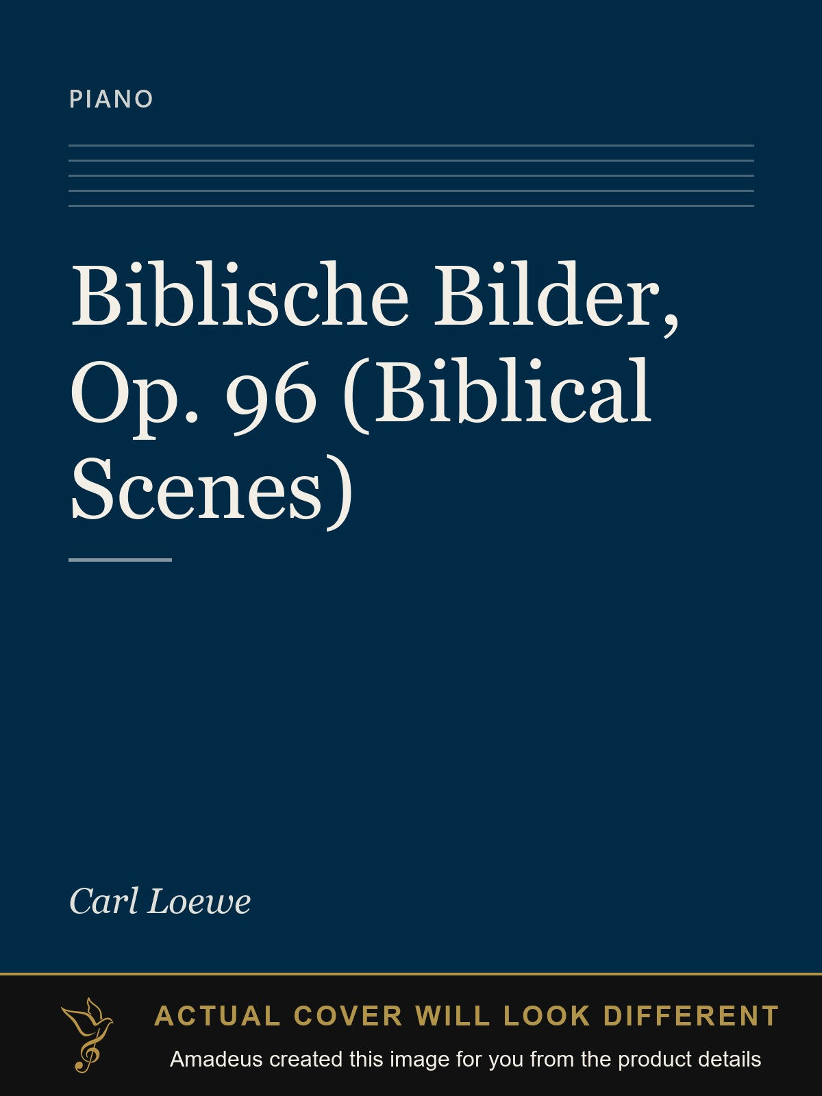 Biblische Bilder, Op. 96 (Biblical Scenes) - Amadeus created this image from the product details; the actual cover will look different