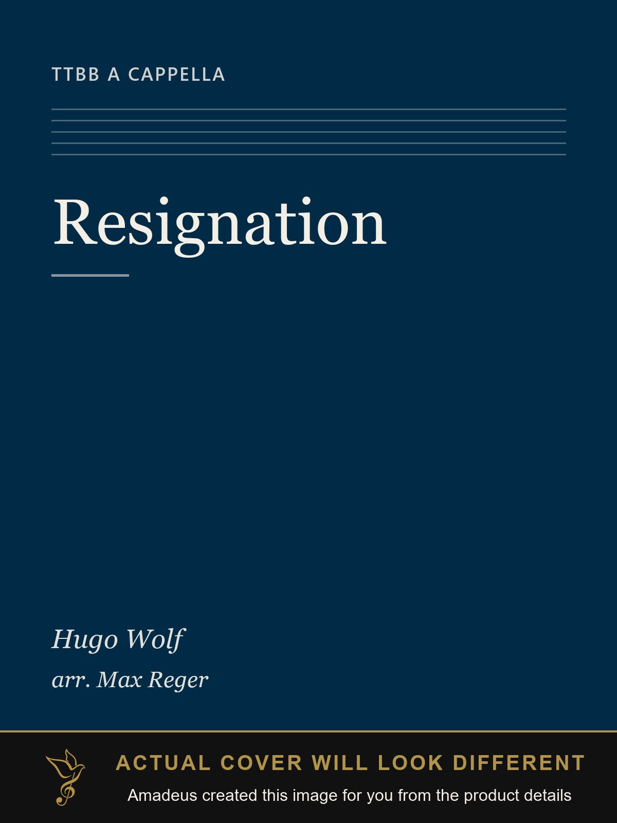 Resignation - Amadeus created this image from the product details; the actual cover will look different