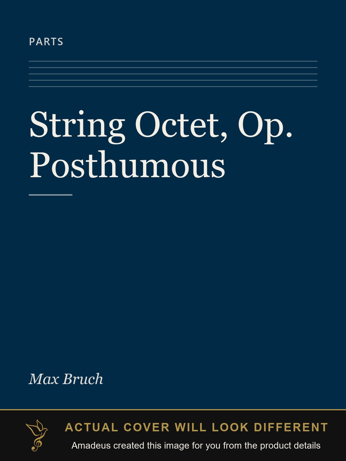 String Octet, Op. Posthumous - Amadeus created this image from the product details; the actual cover will look different